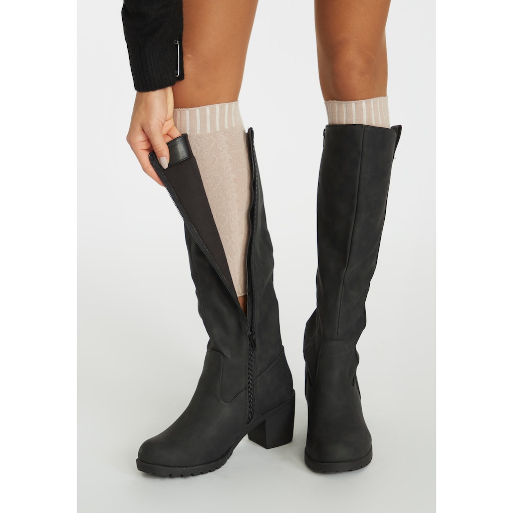 Lavana Stulpensocken, (Set, 3 Paar), für Stiefel und Boots