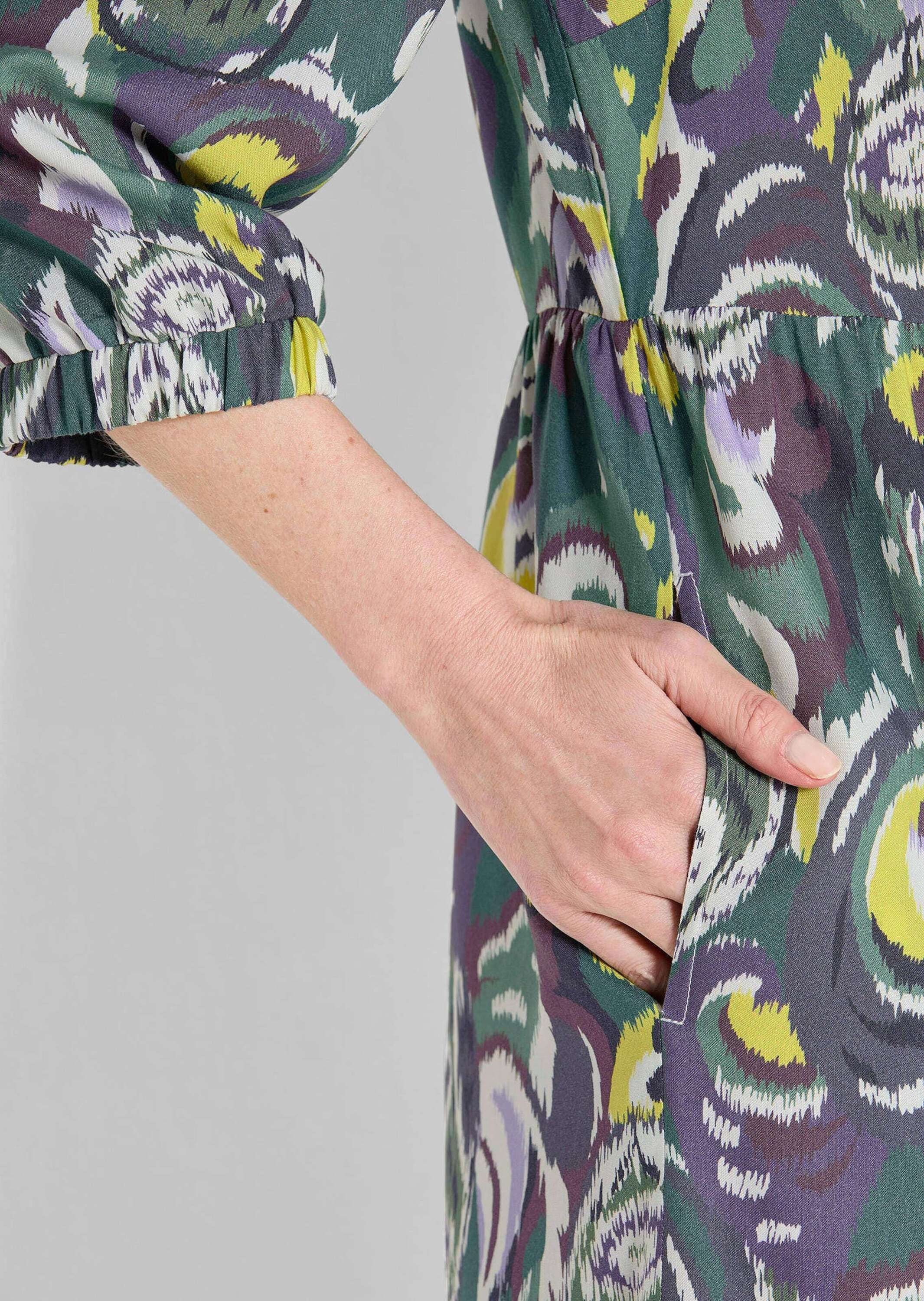 GOLDNER Sommerkleid »Druckkleid aus weich fließender Viskose«