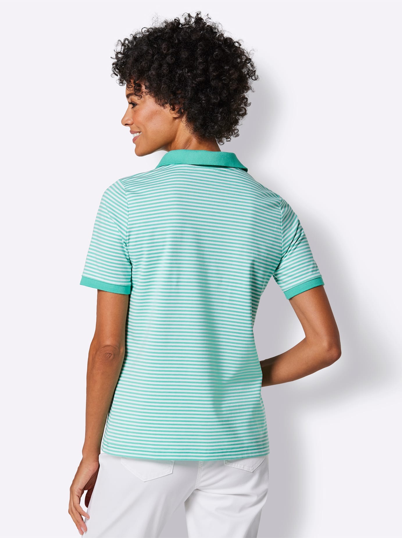 CREATION L PREMIUM Poloshirt »Lyocell-Baumwoll-Shirt«, (1 tlg.)