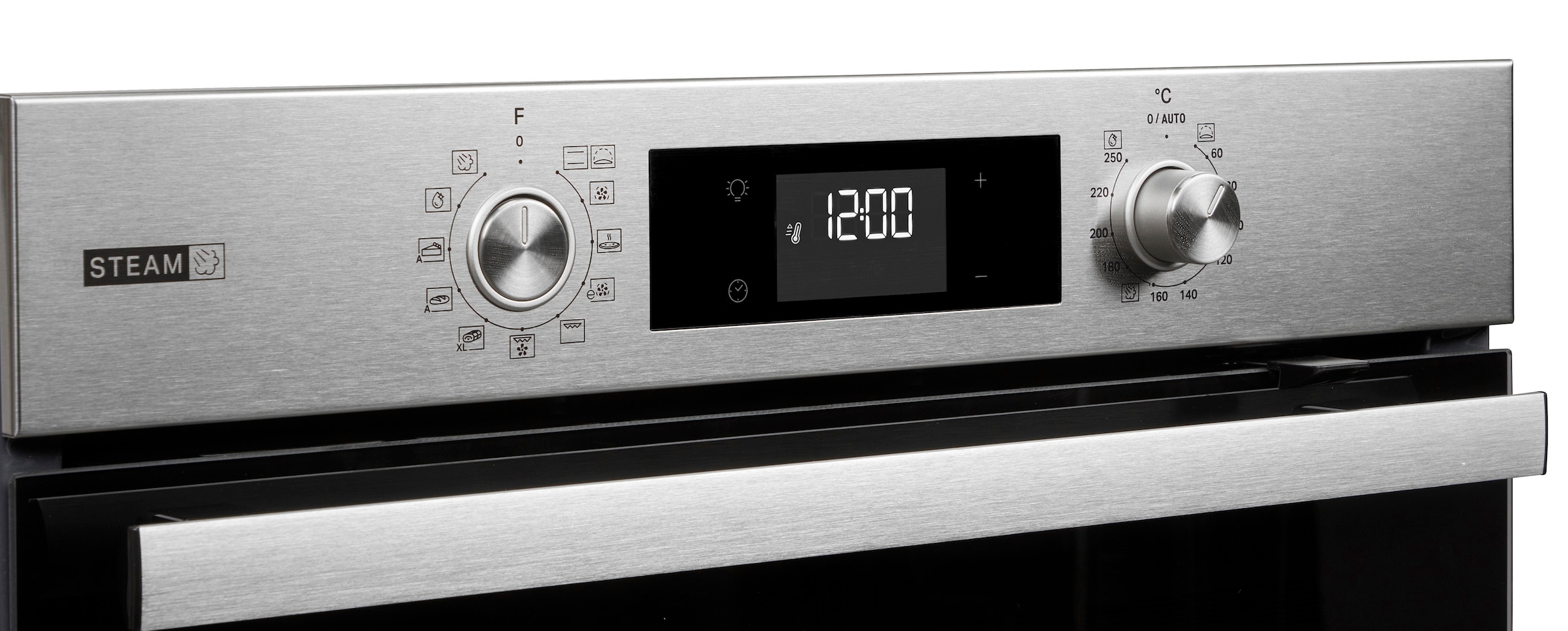 BAUKNECHT Backofen »BBA2S85HU1I« mit 1-fach-Teleskopauszug mit Hydrolyse GentleSteam – für ein saftiges Inneres und ein knuspriges Äußeres