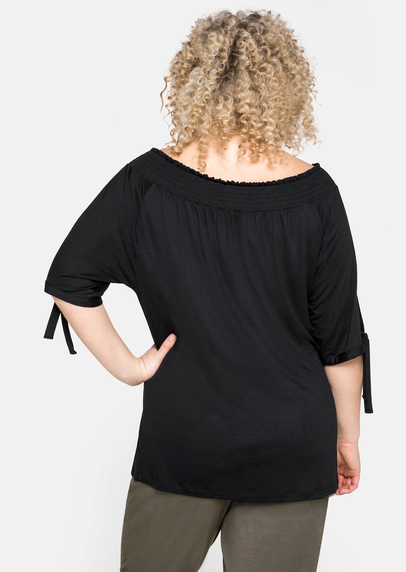 Sheego Carmenshirt »T-Shirt«, (1 tlg.)