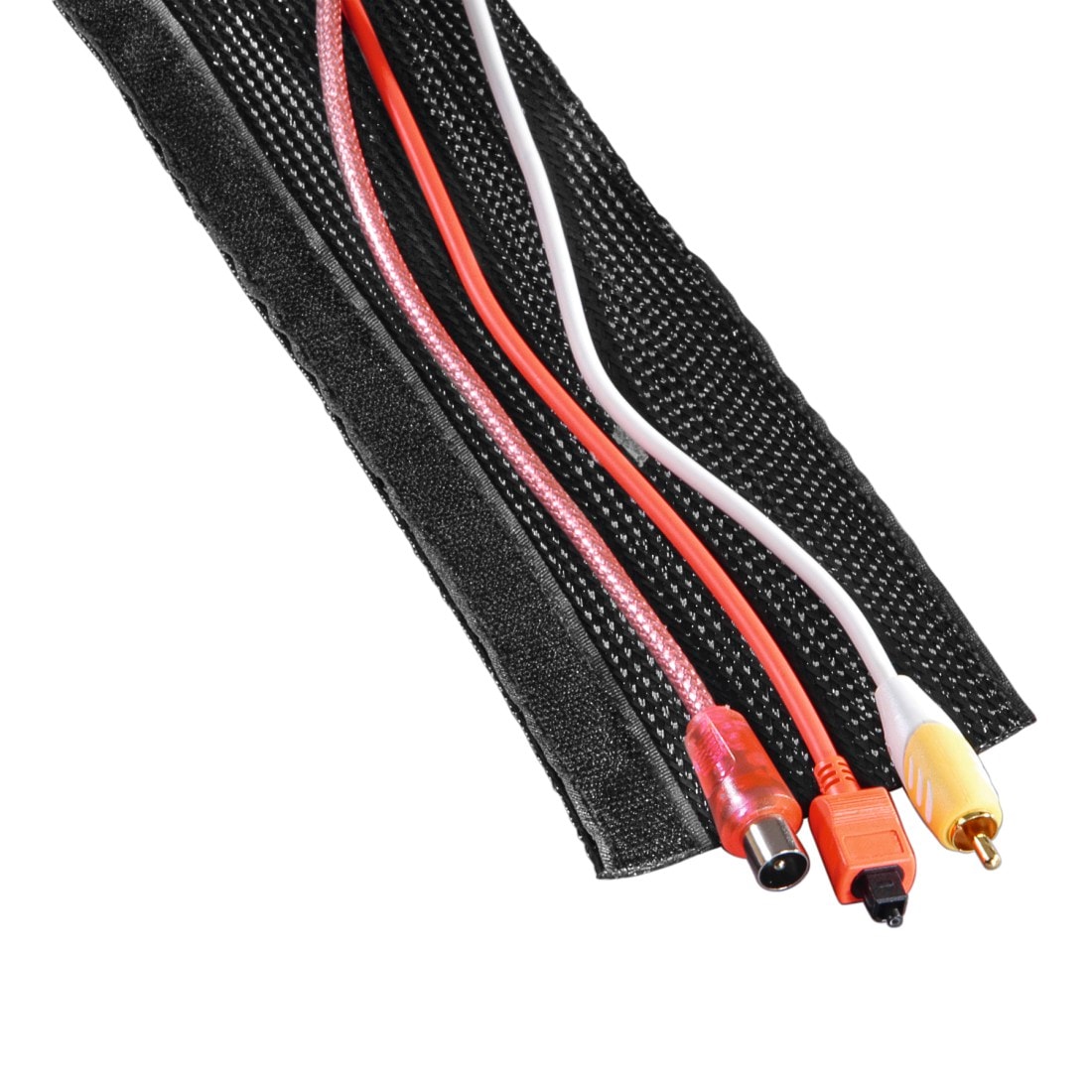 Hama Geflechtschlauch »Flexibler Kabelschlauch mit Klettverschluss, 20 - 40 mm, 1,8 m«
