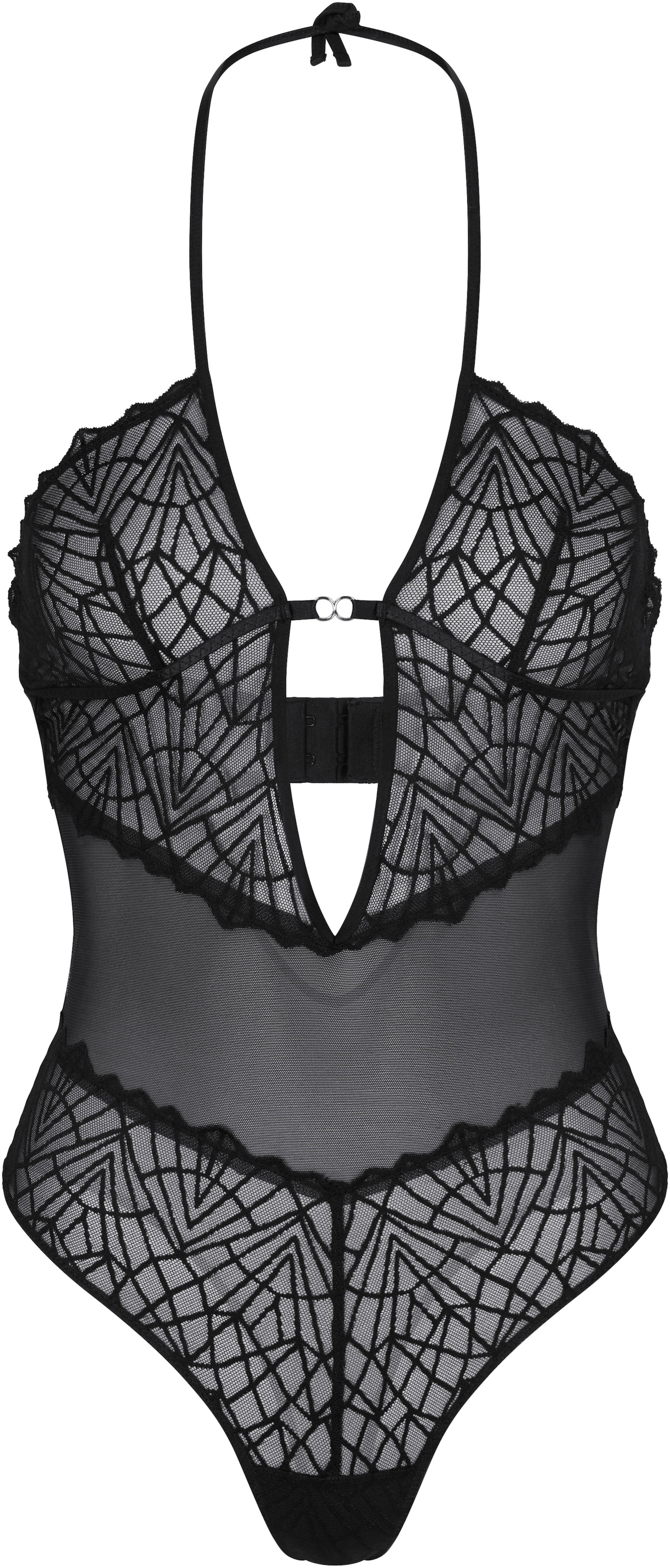 Triumph Stringbody »That Night in Vegas BS« grafische Spitze, Mesh, Neckholder, Bandeau-Cup