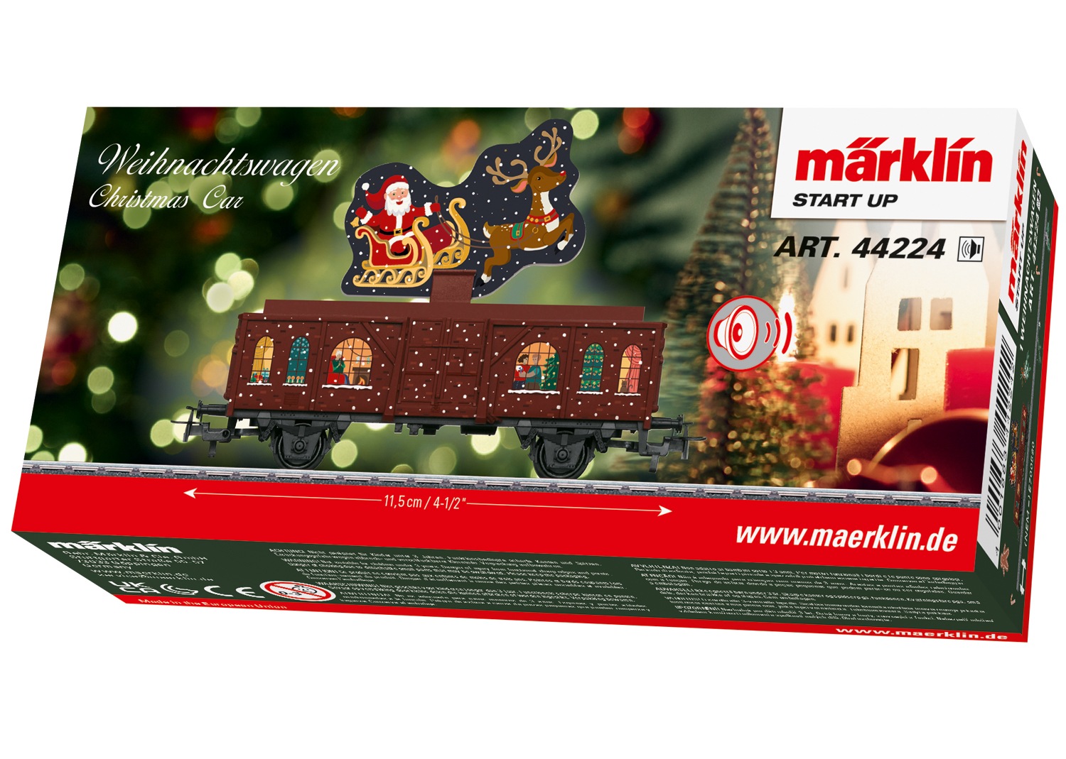 Märklin Güterwagen »Märklin Start up - Weihnachtswagen - 44224« mit Sound
