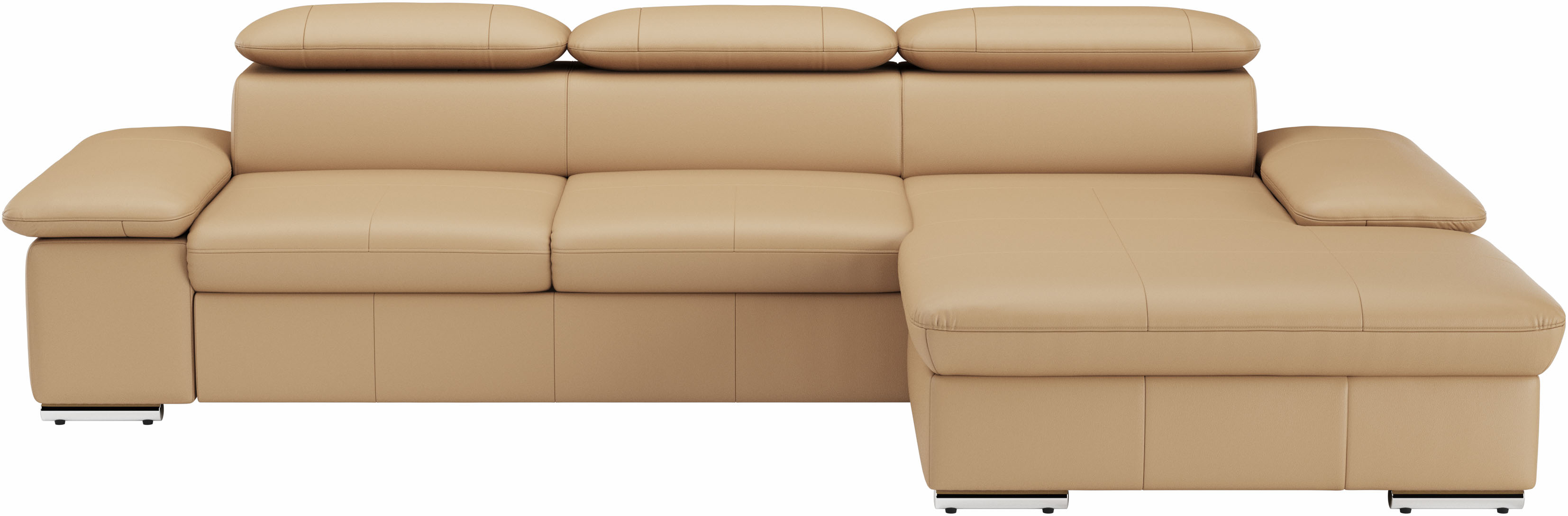 sit&more Ecksofa "Valantine L-Form, B: 286 cm" mit Arm- & Kopfteilverstellung, optional mit Schlaffunktion