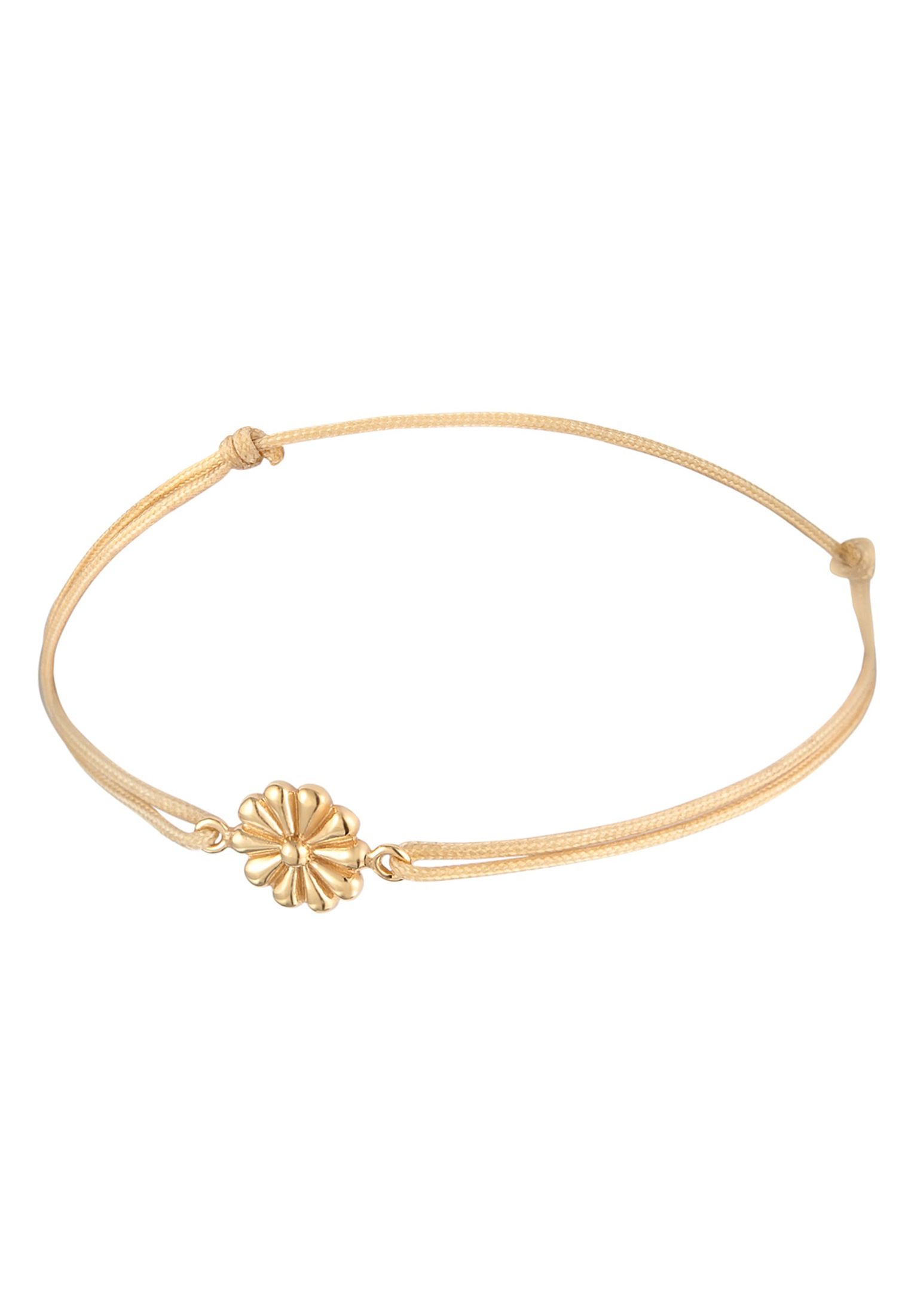 Elli Armkette »Armband Nylon Blüte Flower Anhänger 925 Silber«