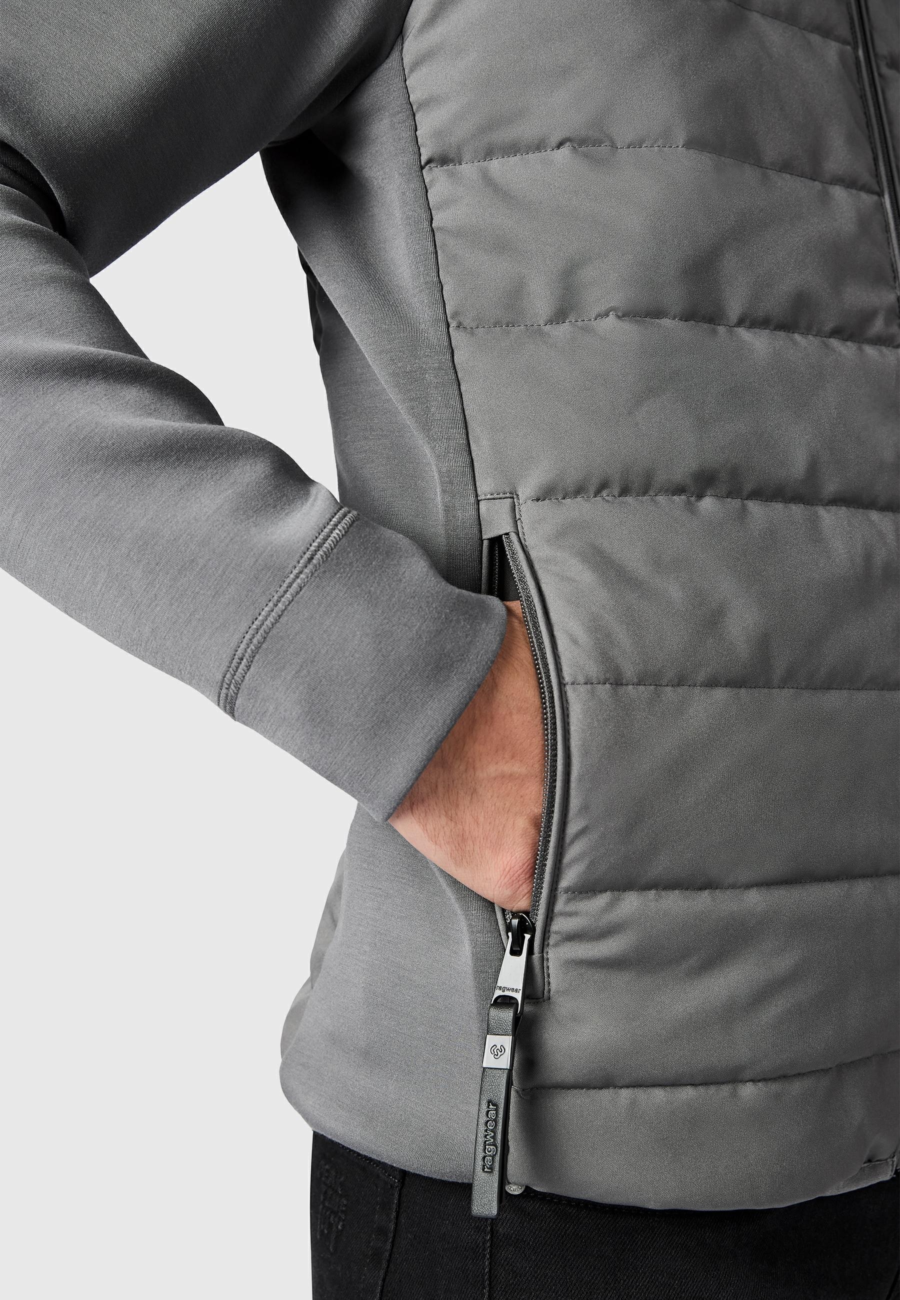 Ragwear Steppjacke »Steppjacke Rendan Tech YOUMODO« ohne Kapuze Gesteppte Herren Outdoorjacke mit weichen Ärmeln