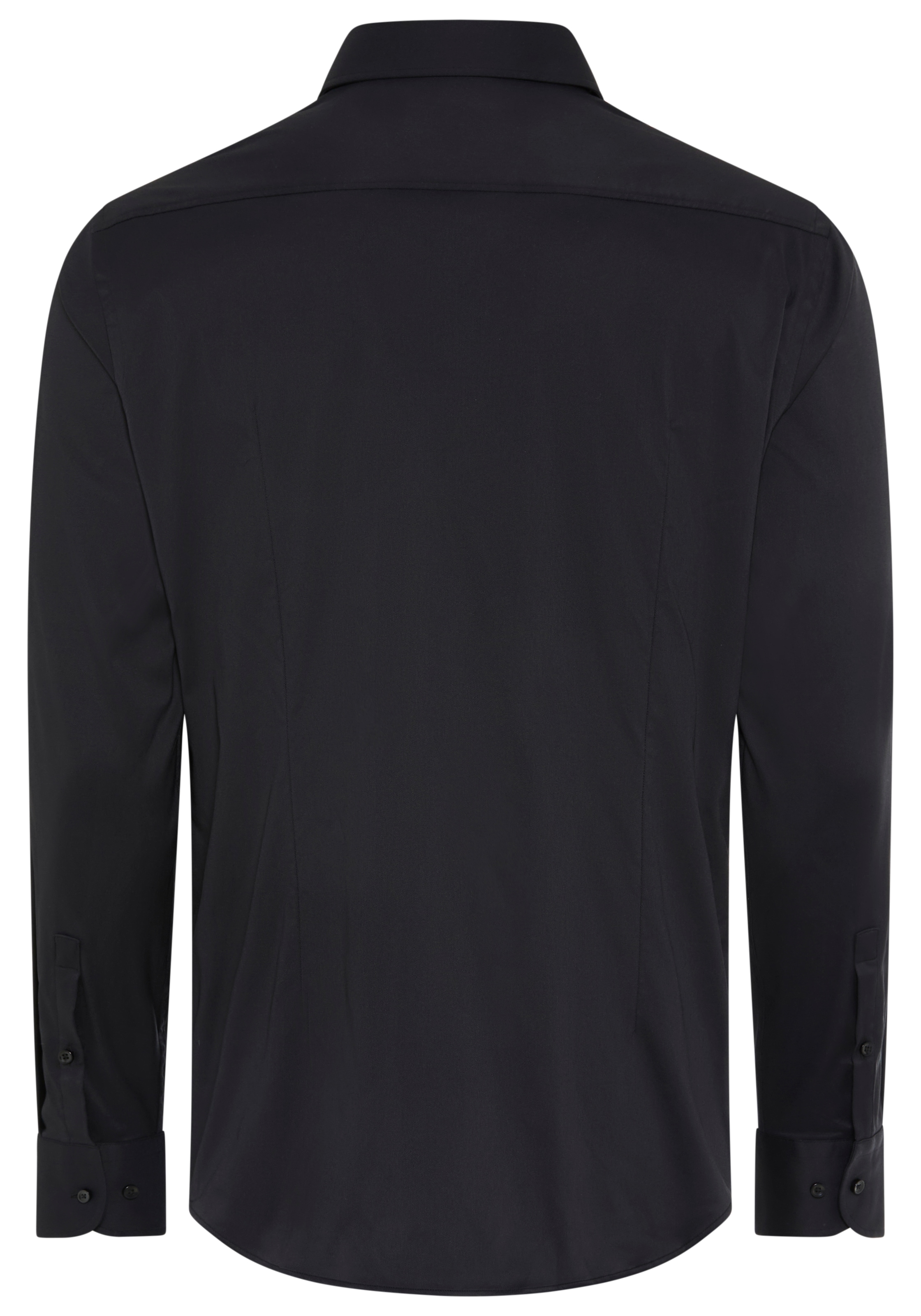 BOSS Businesshemd Slim-Fit, aus funktionalem Stretch-Twill, Kentkragen