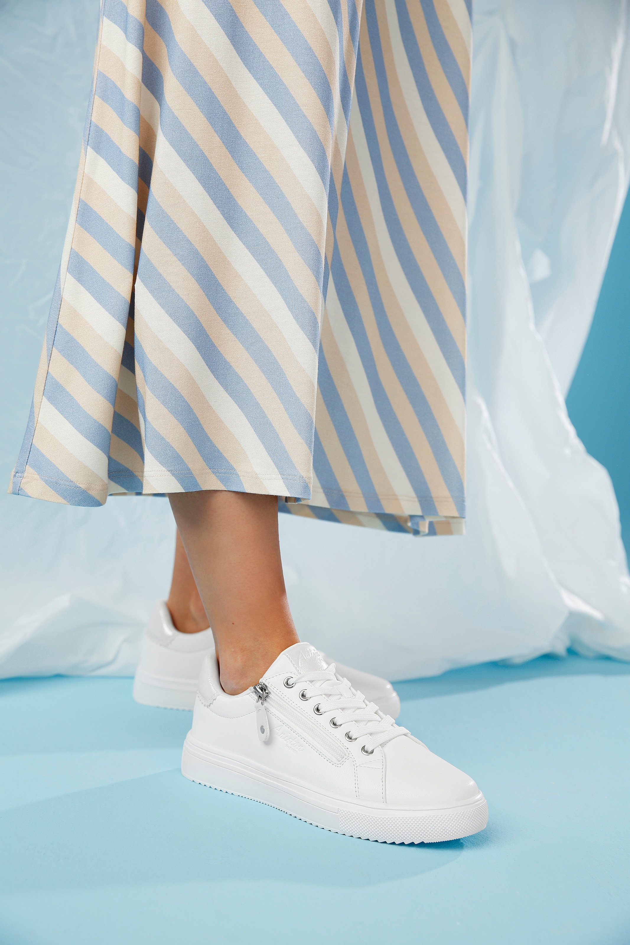 Aniston SHOES Sneaker  Schnürschuh, Freizeitschuh mit Reißverschluss - NEUE KOLLEKTION