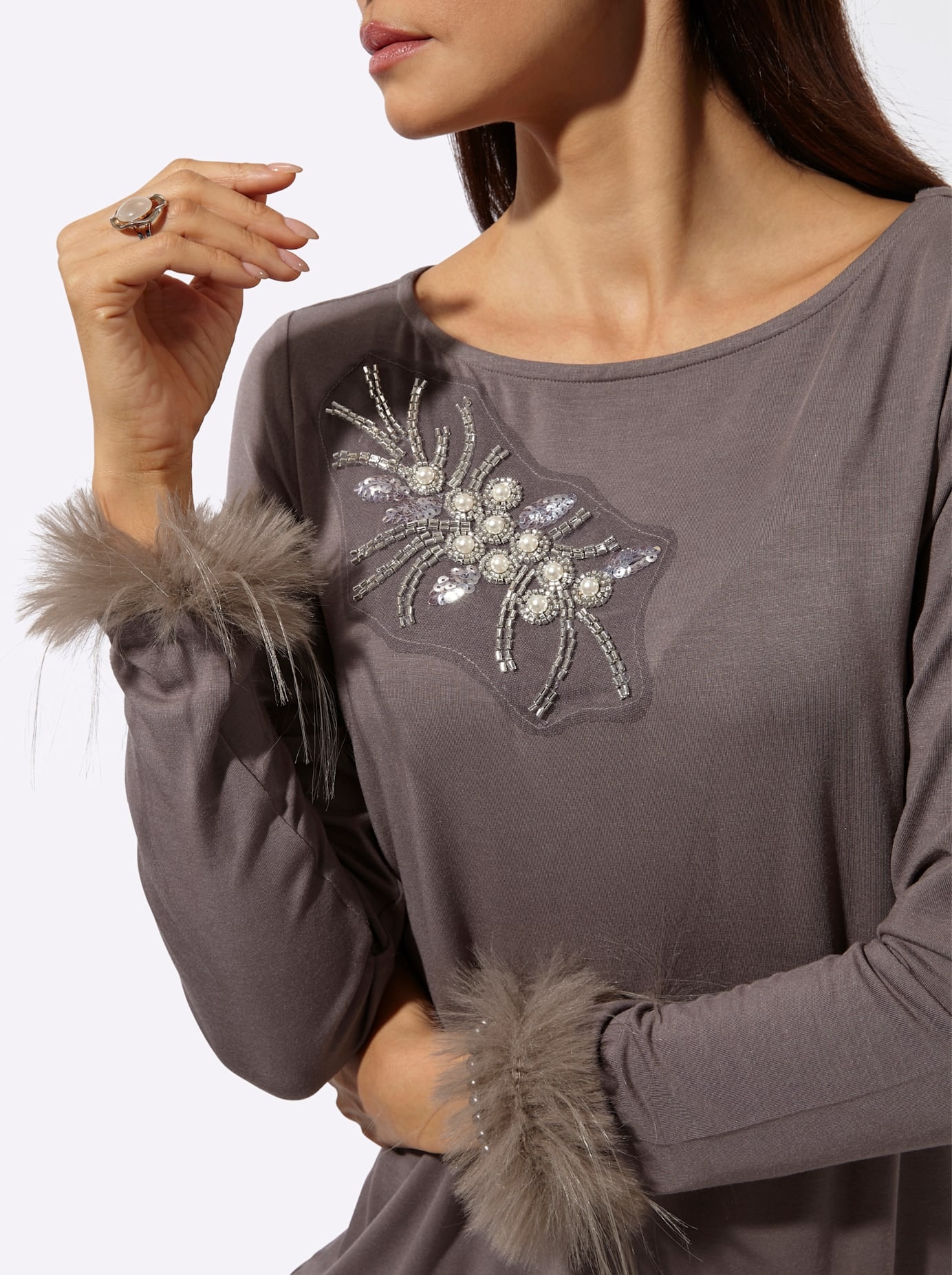 creation L Langarmshirt »Modal-Shirt« 1