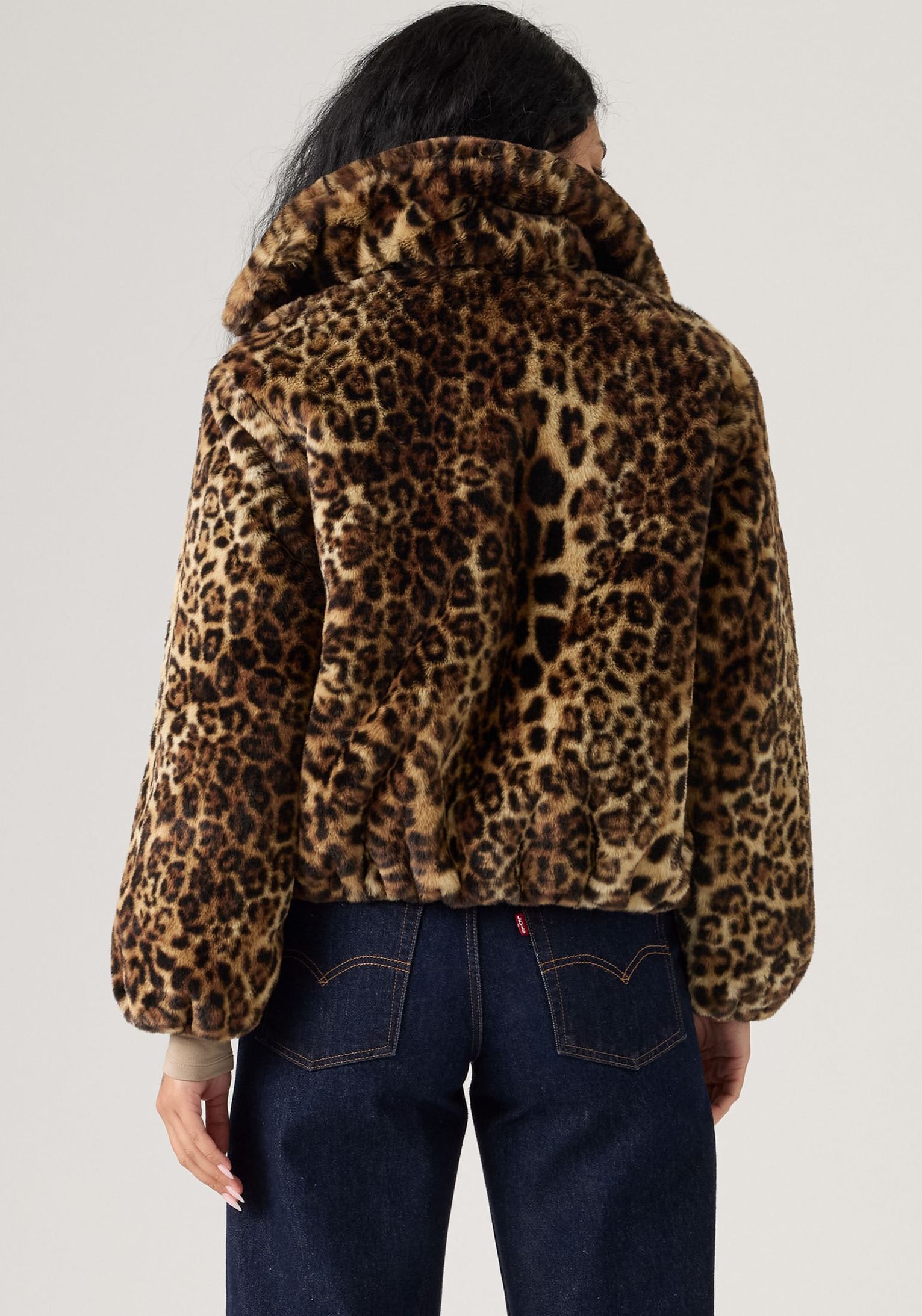 Levi's® Blouson »ELLE SHERPA LEOPA«, Animal- Look