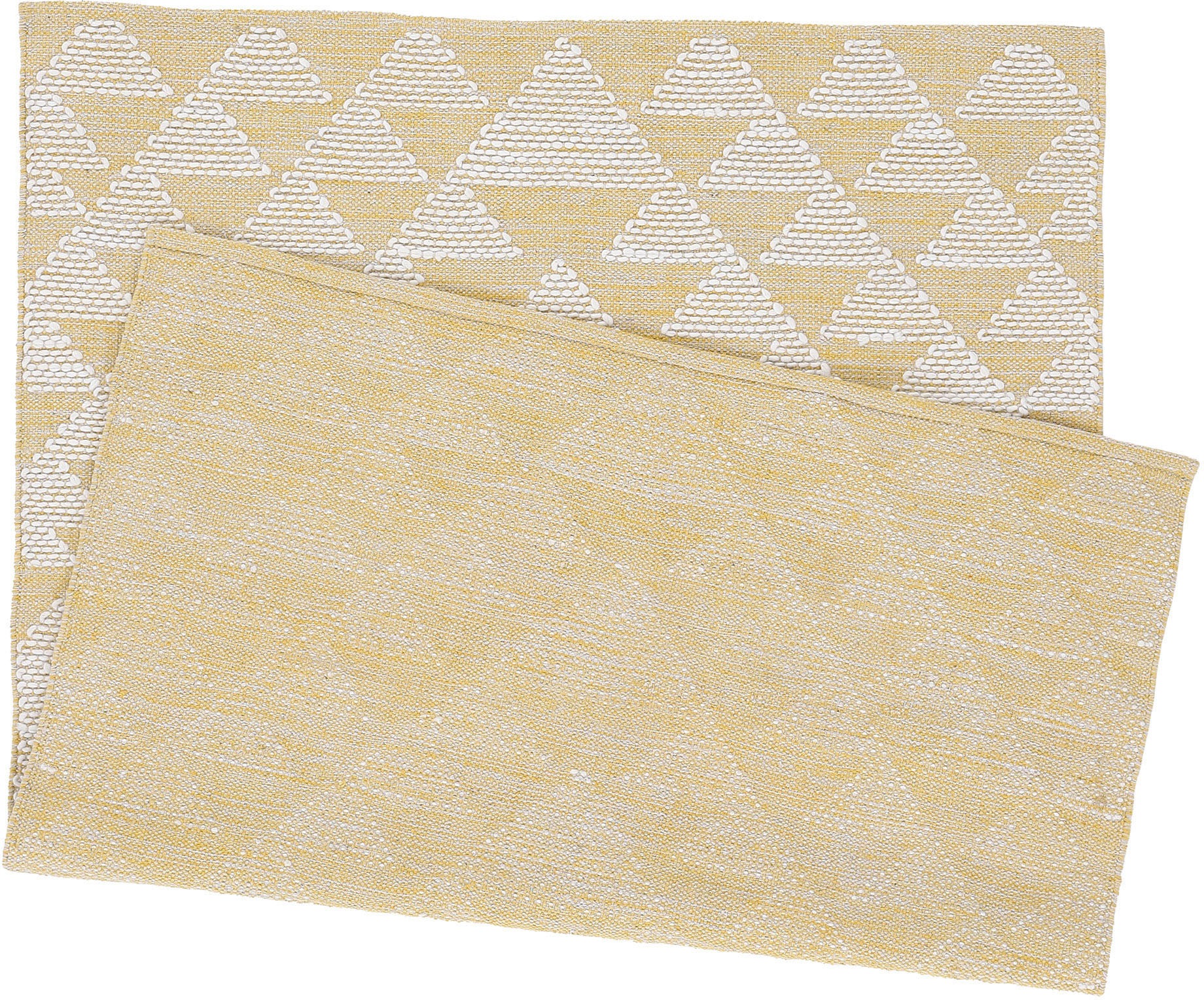 carpetfine Teppich »Kelim Durry«, rechteckig, 5 mm Höhe, Handweb, geometrisch, Hoch-Tief Effekt, handgewebt, reine Baumwolle