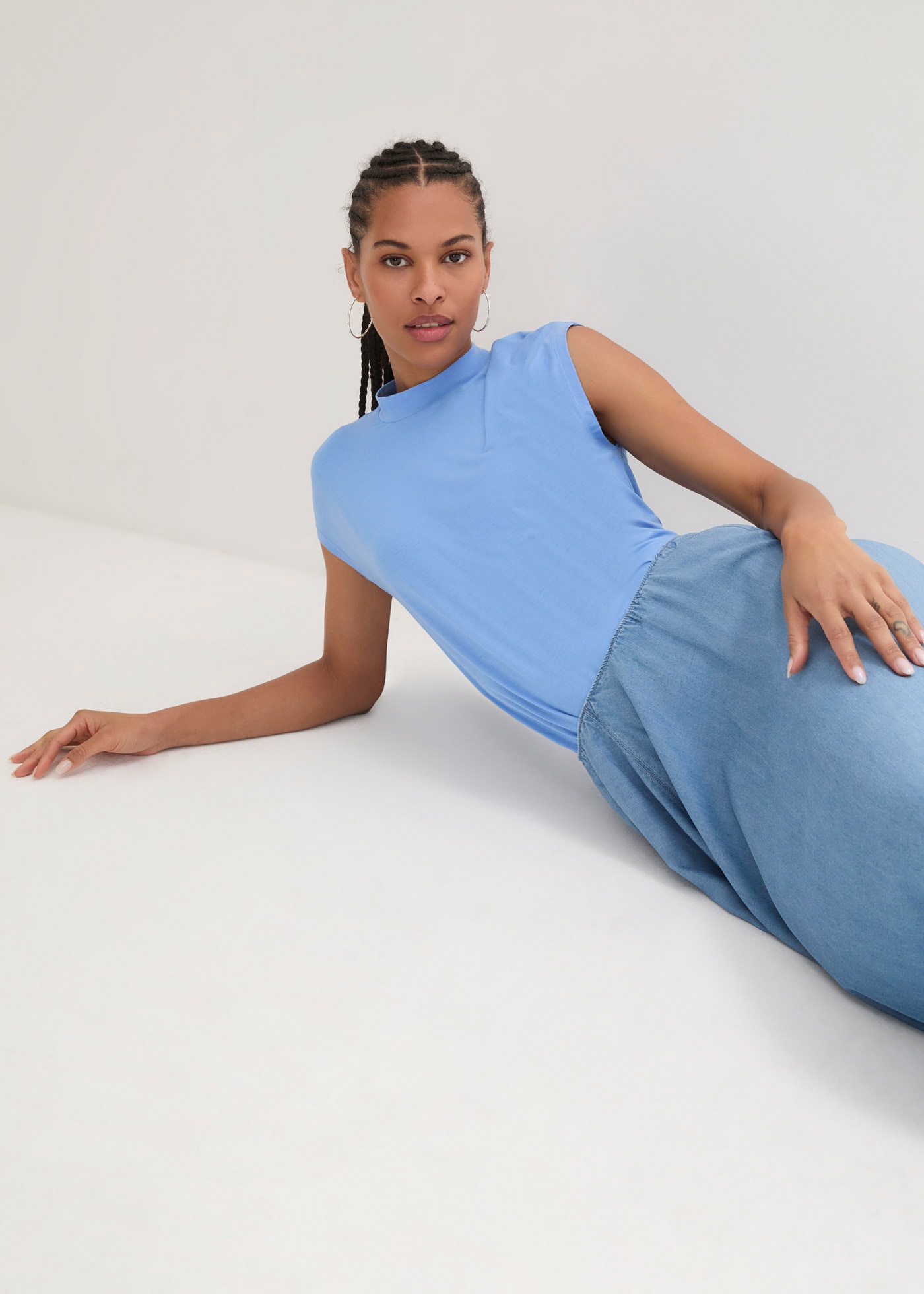 bonprix T-Shirt »T-Shirt aus softer Viskose« lässige Passform, Kurzarm, unifarben, aus Viskose