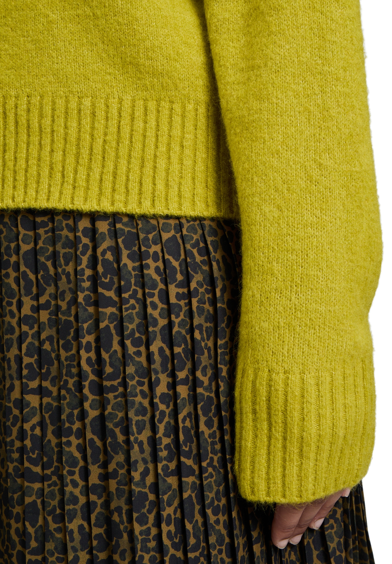 Cartoon Strickpullover »Strickpullover mit Stehkragen«