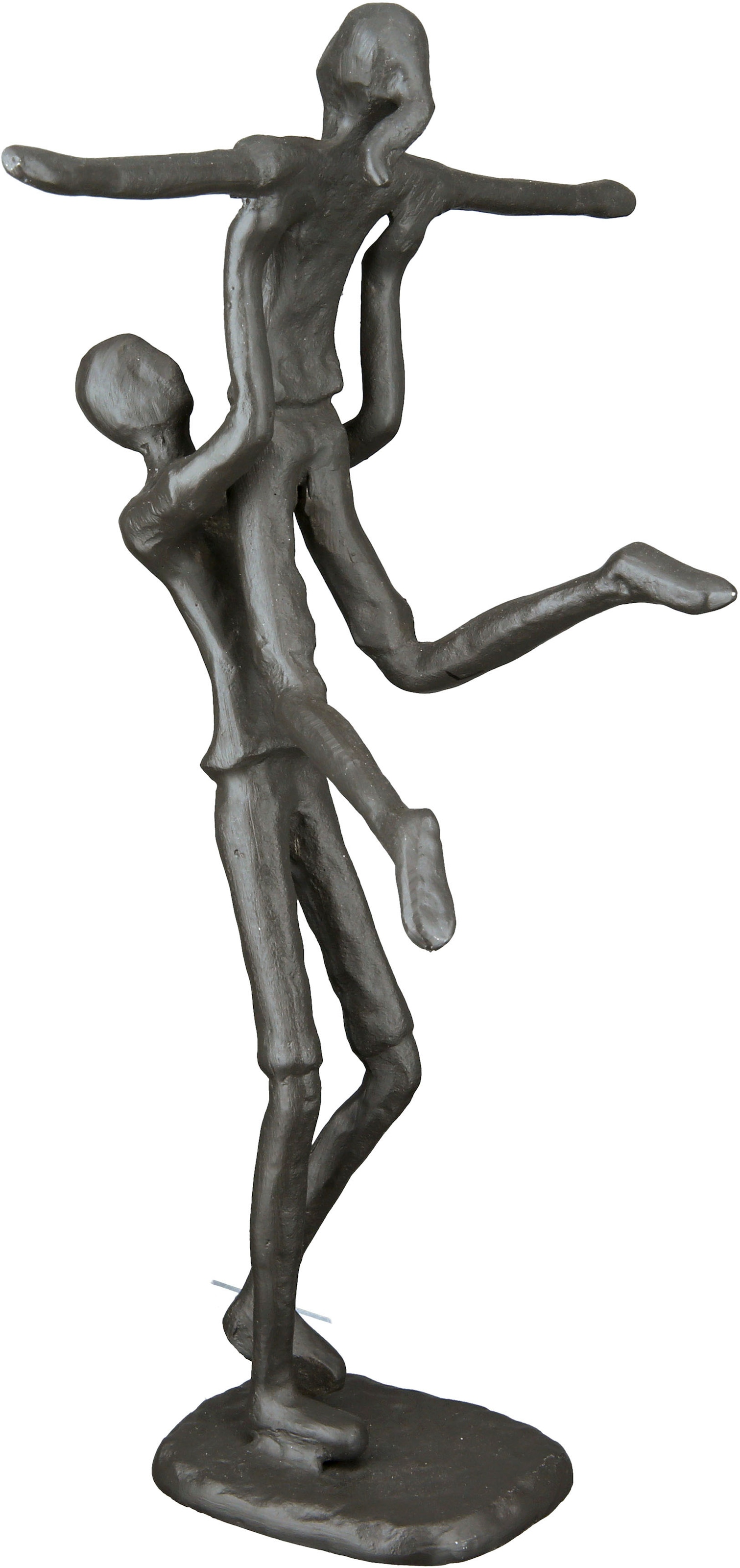 Casablanca by Gilde Dekofigur »Design Skulptur Hebefigur, braun«, (1 St.),  Dekoobjekt, aus Metall, Höhe 23,5 cm, Pärchen, Wohnzimmer im OTTO Online  Shop