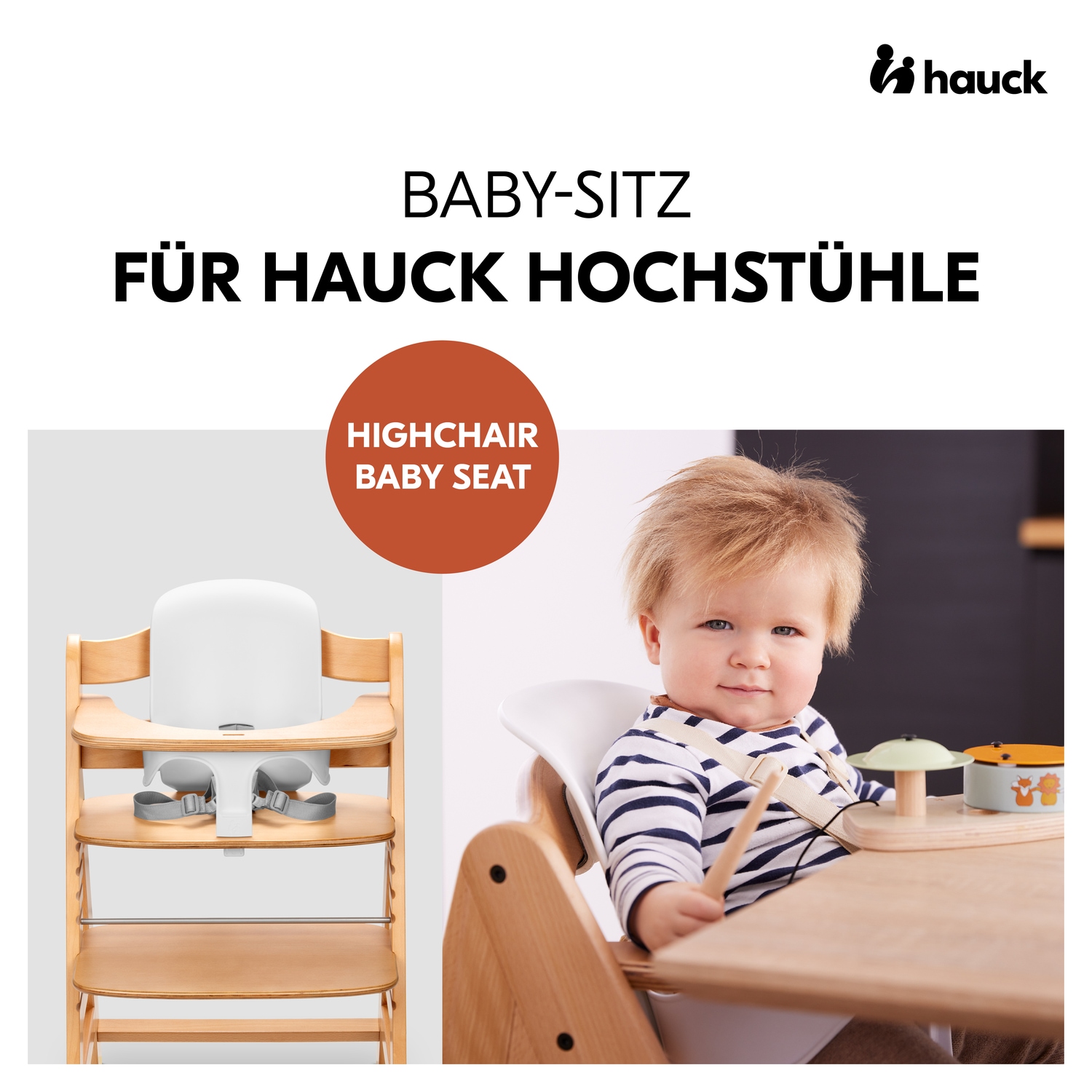 Hauck Sitzverkleinerer »Babysitz«, für Hochstuhl »Alpha+«, »Beta+« und »Arketa«