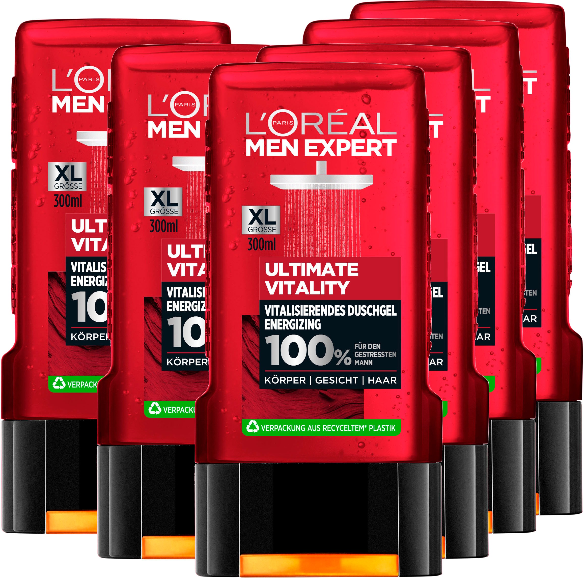 L'ORÉAL PARIS MEN EXPERT Duschgel »Ultimate Vitality«, (Packung, 6 tlg.) kaufen