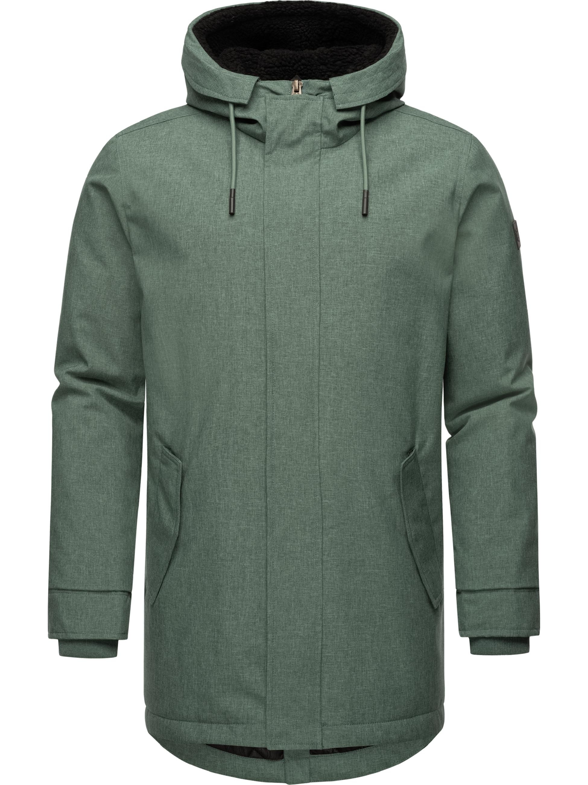 Ragwear Kurzmantel »Kurzmantel Mr Smithem YOUMODO«, wasserdichte lange Herren Winterjacke mit Kapuze