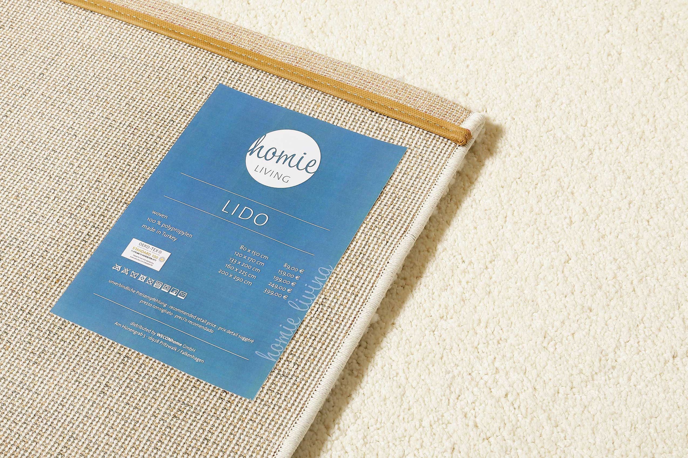 Homie Living Teppich »Lido HL-822937«, rechteckig, 18 mm Höhe
