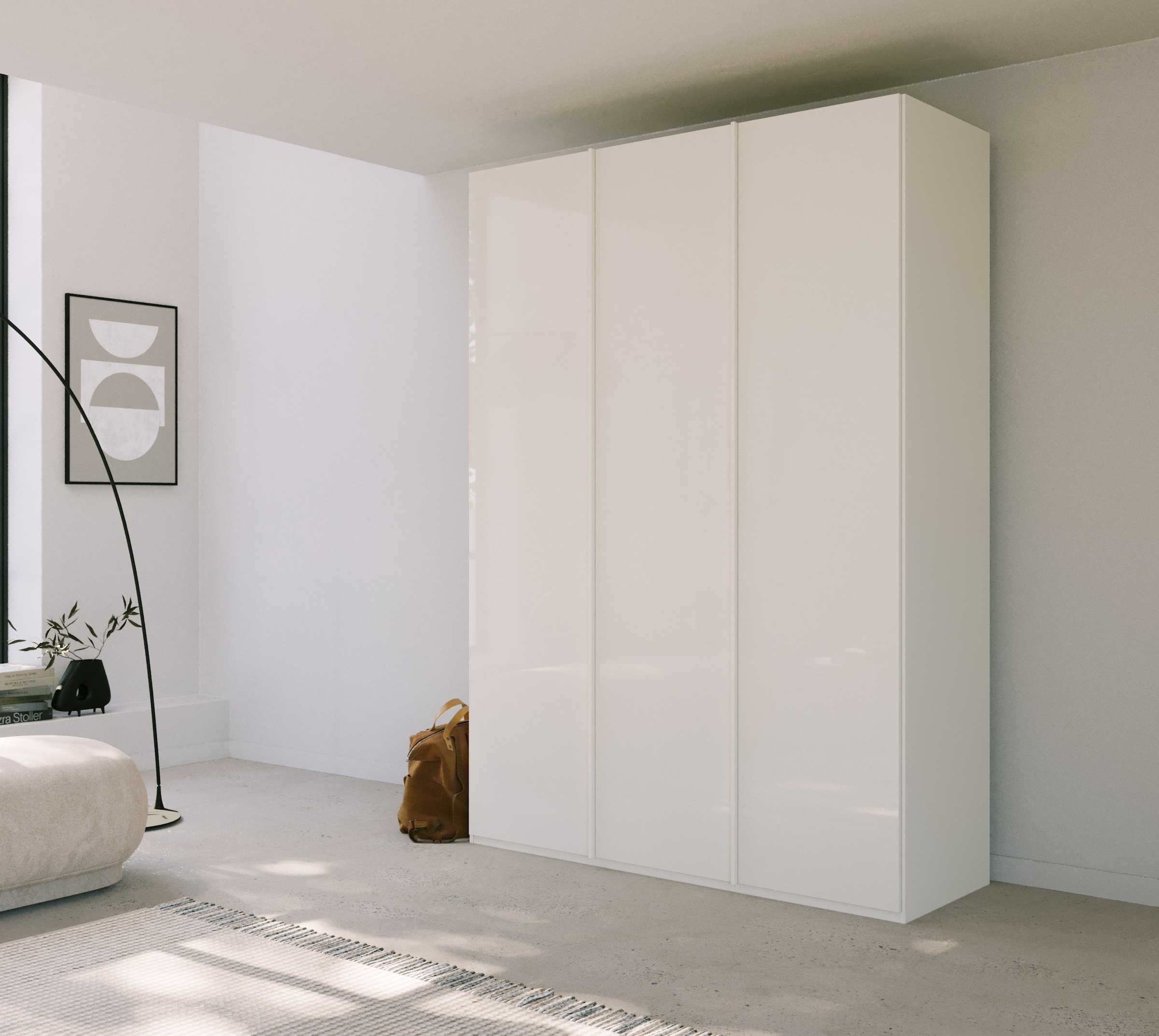 rauch Drehtürenschrank »Kleiderschrank Schrank Garderobe Wäscheschrank SKAT MERIDIAN Glasfront« Breiten 151/201/251/301, Höhen 223/235 cm, inkl. SOFT-CLOSE-FUNKTION,  mit Schubladeneinsatz, Wäscheeinteilung, Innenspiegel MADE IN GERMANY