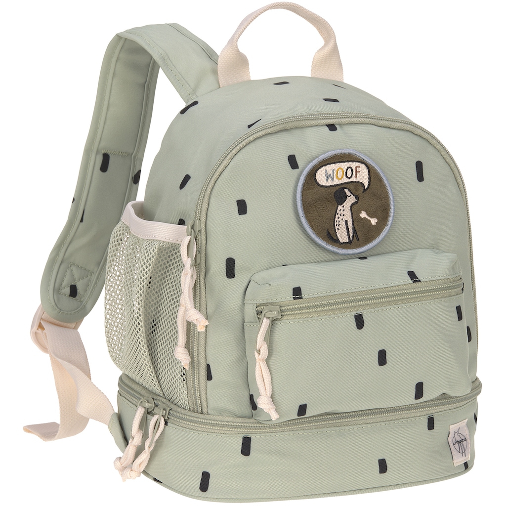 LÄSSIG Kinderrucksack »Happy Prints, Mini Backpack, Light Olive«