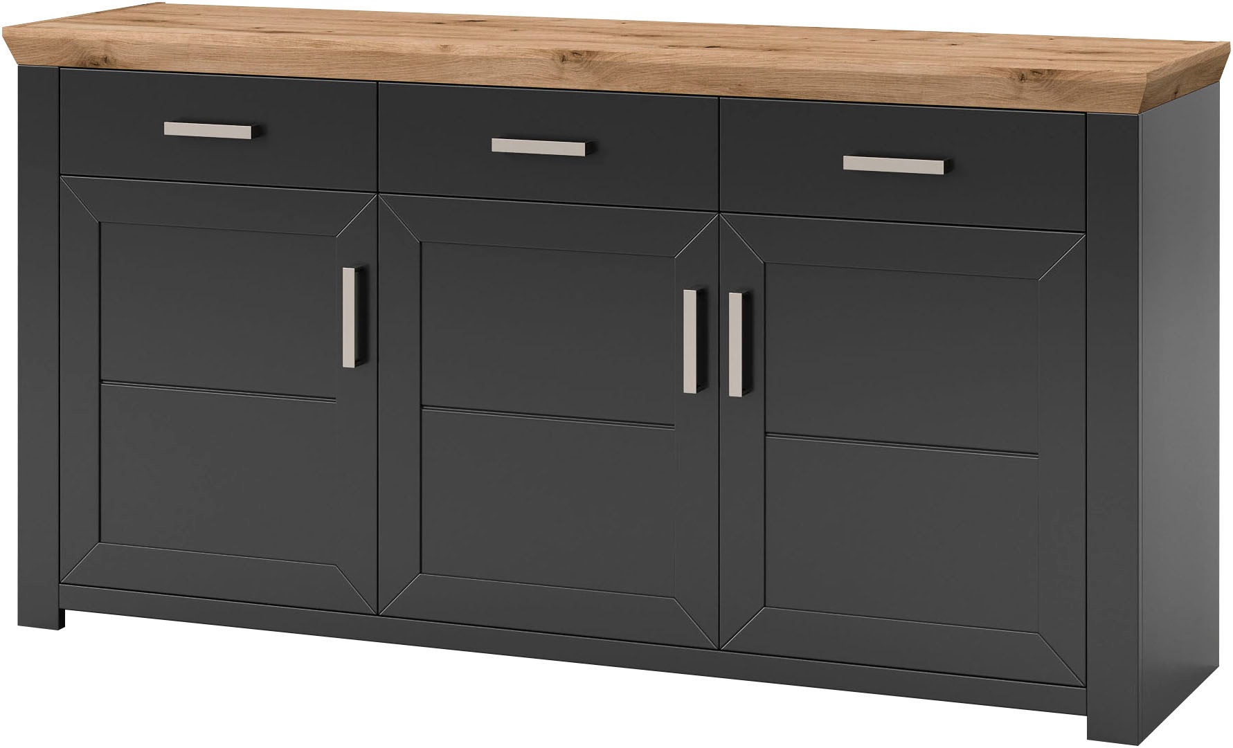 set one by Musterring Sideboard »York«, Typ 52, in 3 Farbvarianten, Landhaus-Stil, B 184 x H 95 cm