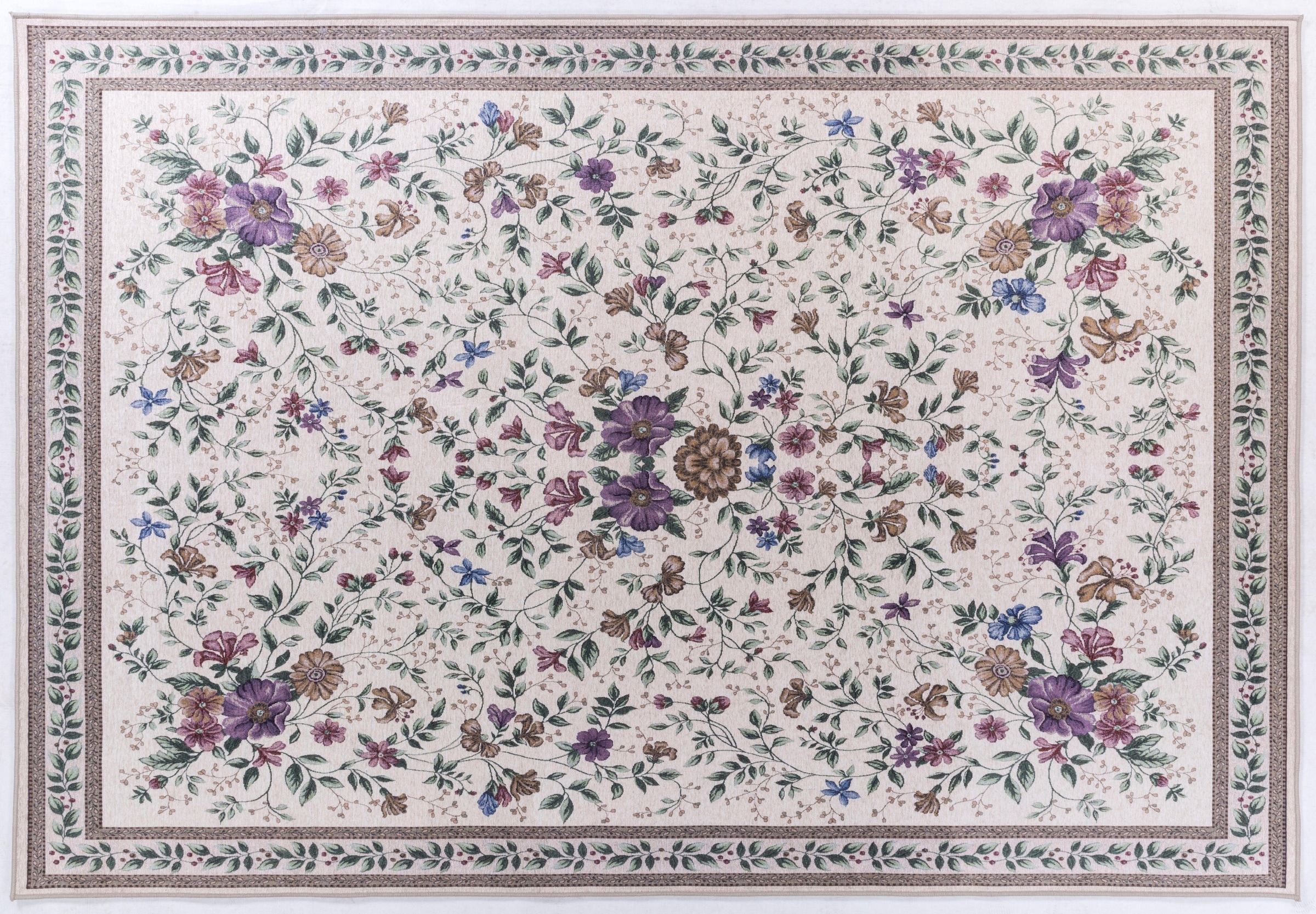 Gino Falcone Orientteppich »Viola GF045«, rechteckig, 3 mm Höhe, in Pastell Farben, ideal im Wohnzimmer & Schlafzimmer