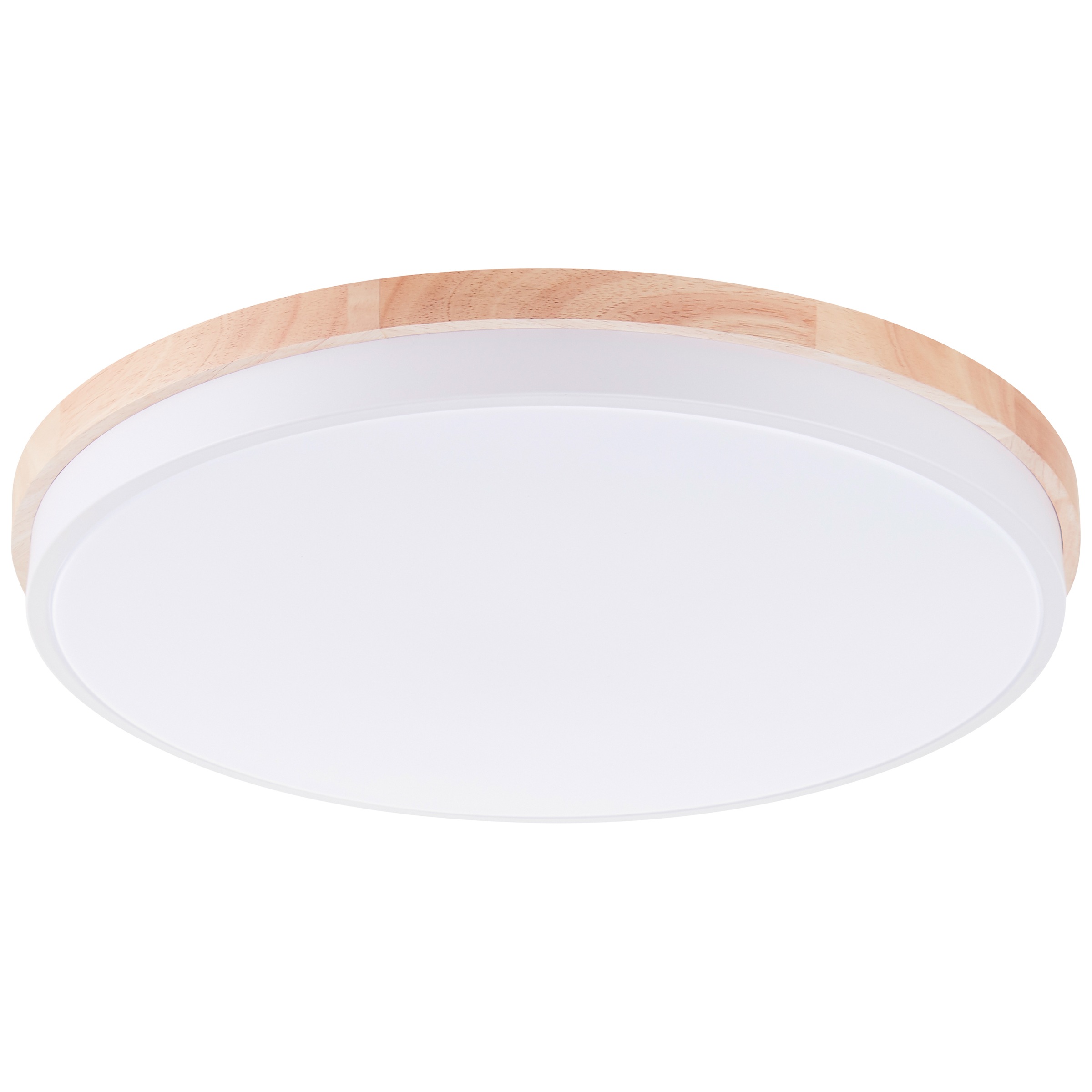 Brilliant LED Deckenleuchte »Baarlo«, Ø 50 cm, 4500 lm, 3000-6500 K, dimmbar, Fernbedienung, Holz/Metall