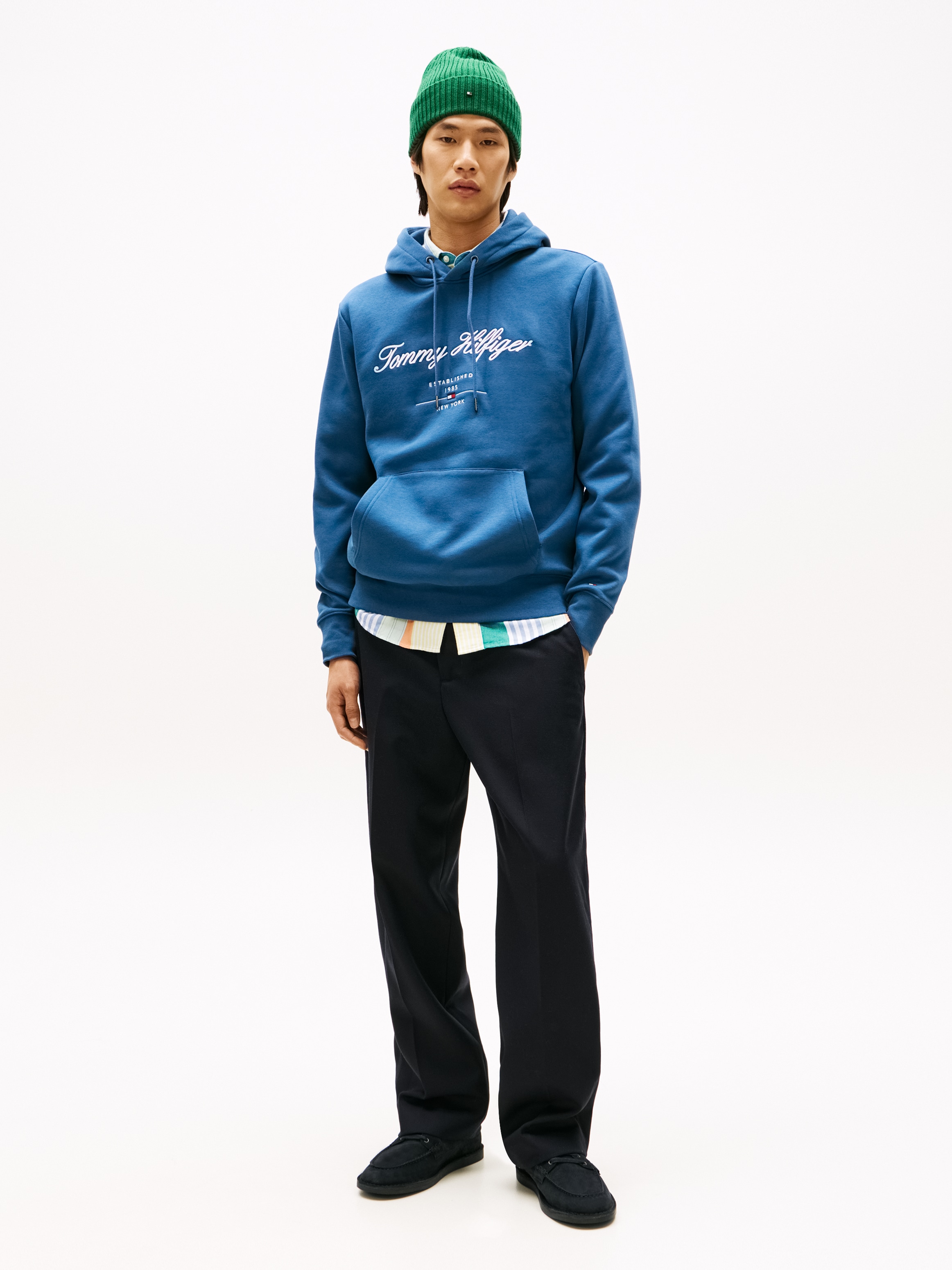 Tommy Hilfiger Hoodie »SCRIPT LOGO HOODY«, mit aufgesticktem Logo