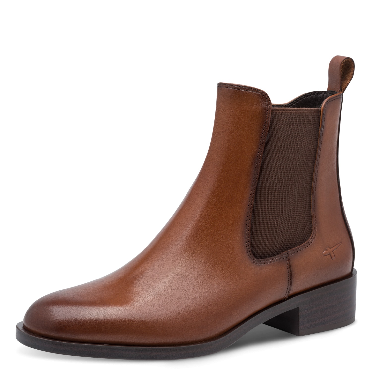 Tamaris Chelseaboots  Blockabsatz, Stiefelette mit praktischem Innenreißverschluss