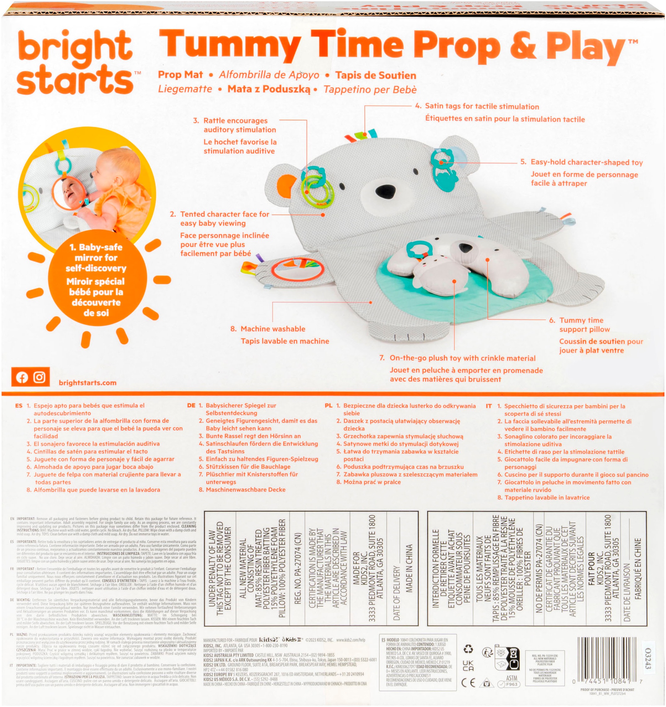 Bright Starts Greifspielzeug »Tummy Time Prop & Play™«