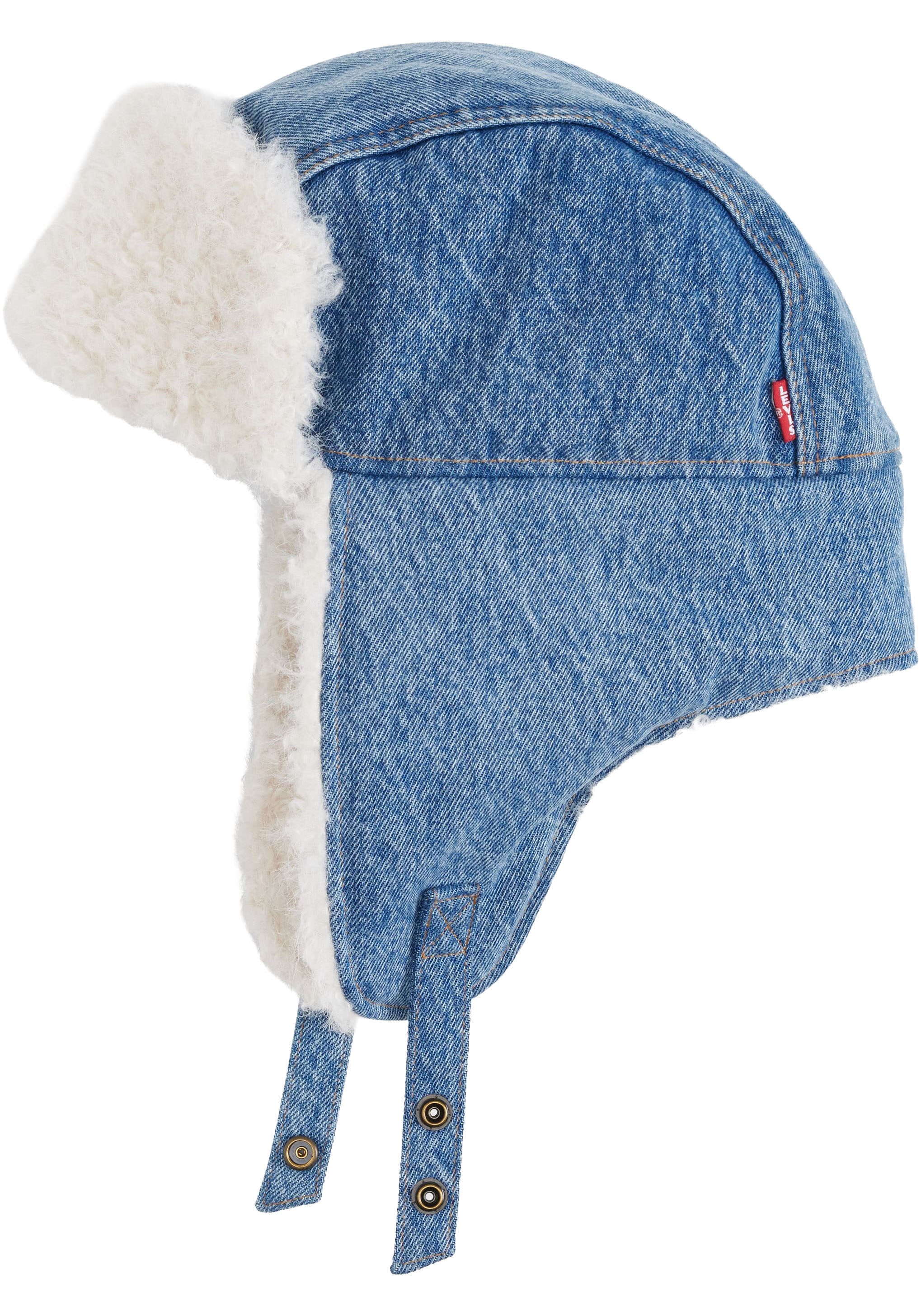 Levi's® Fellimitatmützen »COZY TRAPPER« Trapper-Mütze, Wintermütze, angenehm weich und wärmend
