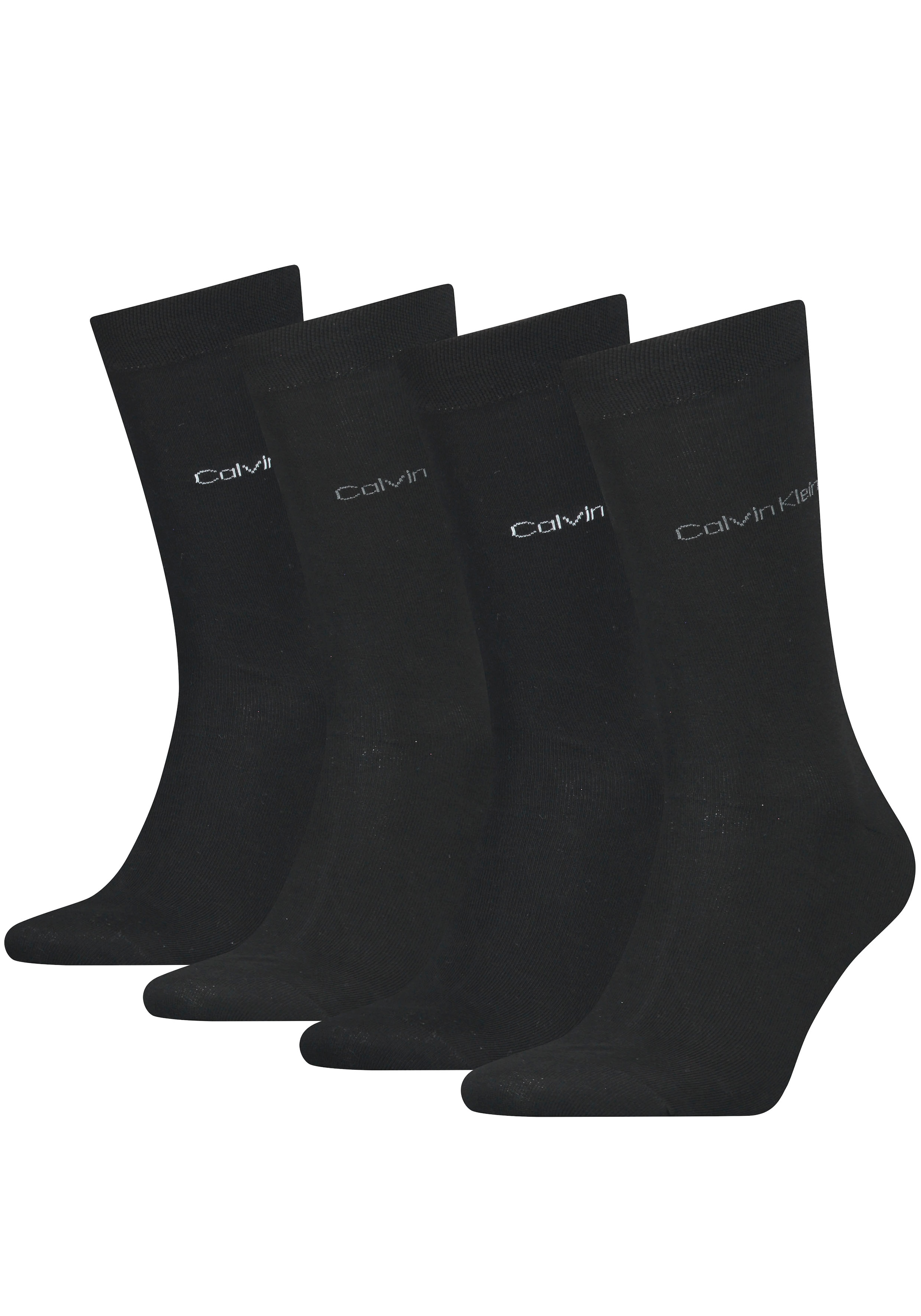 Calvin Klein Socken, (Packung, 4er-Pack), mit elegantem Logodesign