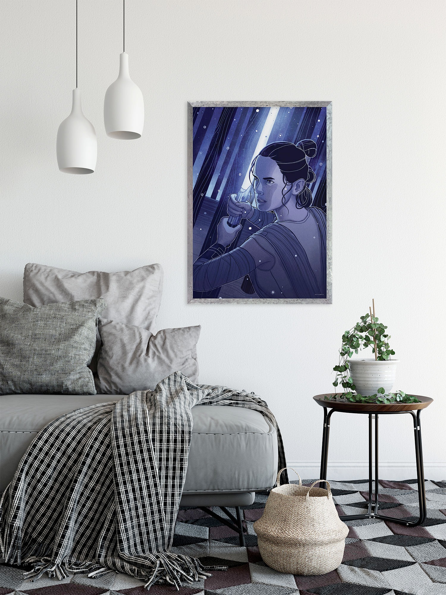 Komar Wandbild »Star Wars Jedimaster Rey«, Disney, (Set, 1 St.), 30 x 40 cm (Breite x Höhe) - Kinderzimmer, Dekoration