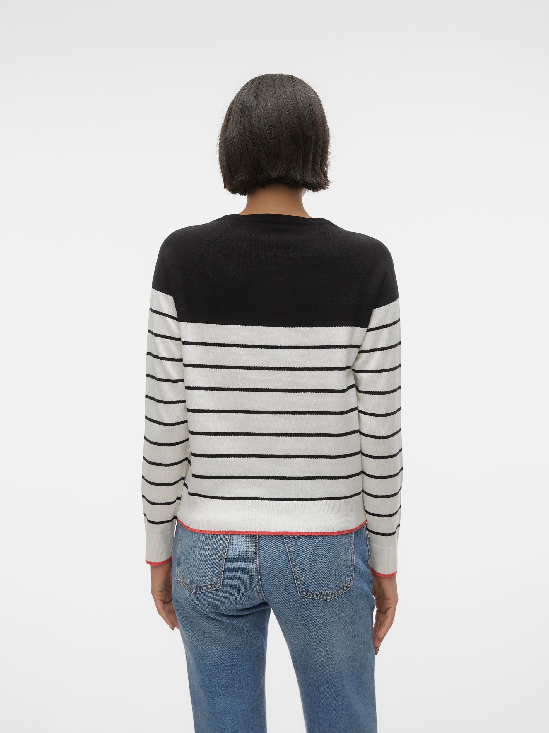 Vero Moda Strickpullover »VMALMA LS O-NECK RAGLAN PULLOVER BOO«