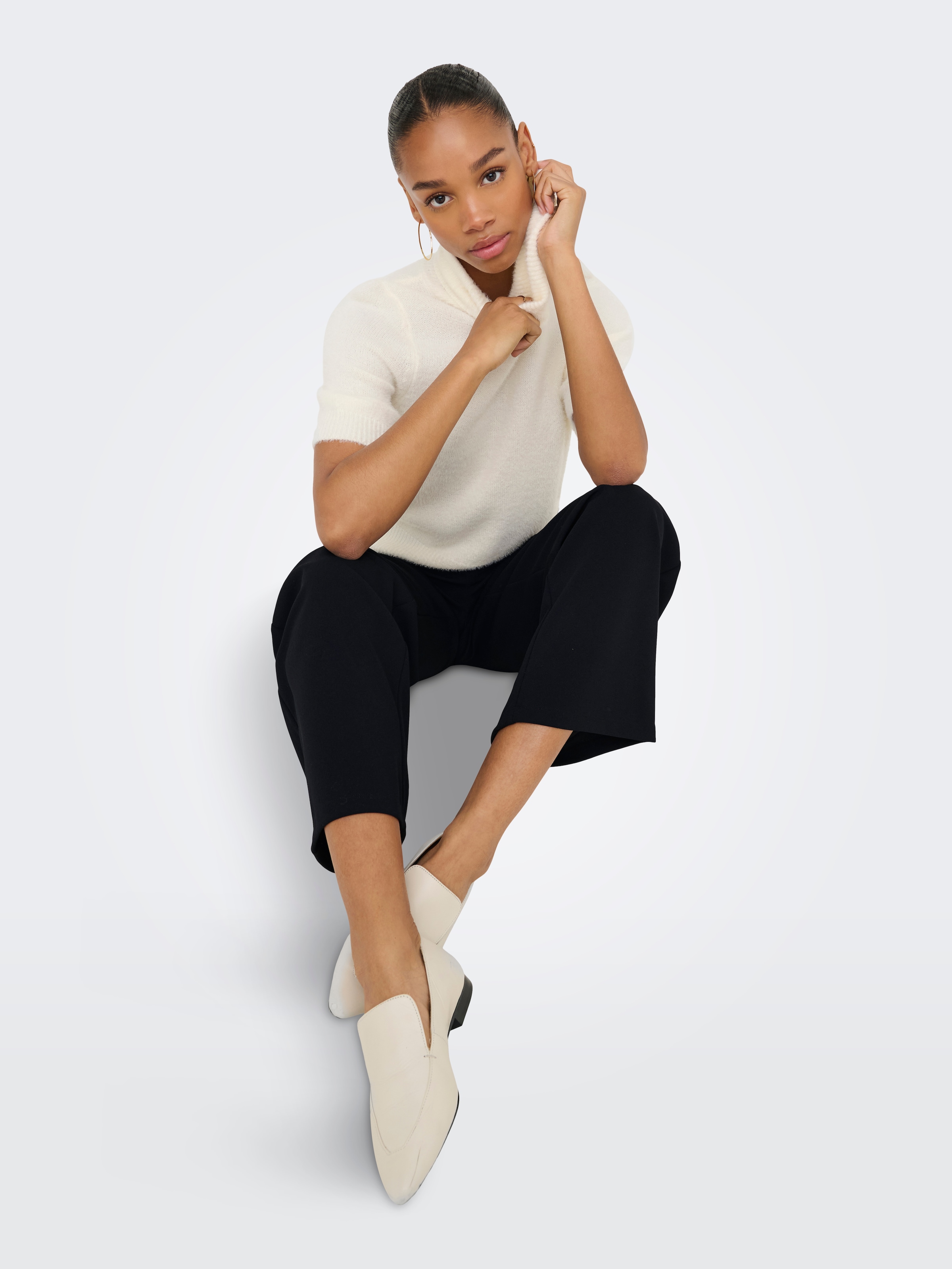 ONLY Schlupfhose »ONLRINA BUTTON PANT JRS NOOS«, Sommerhose