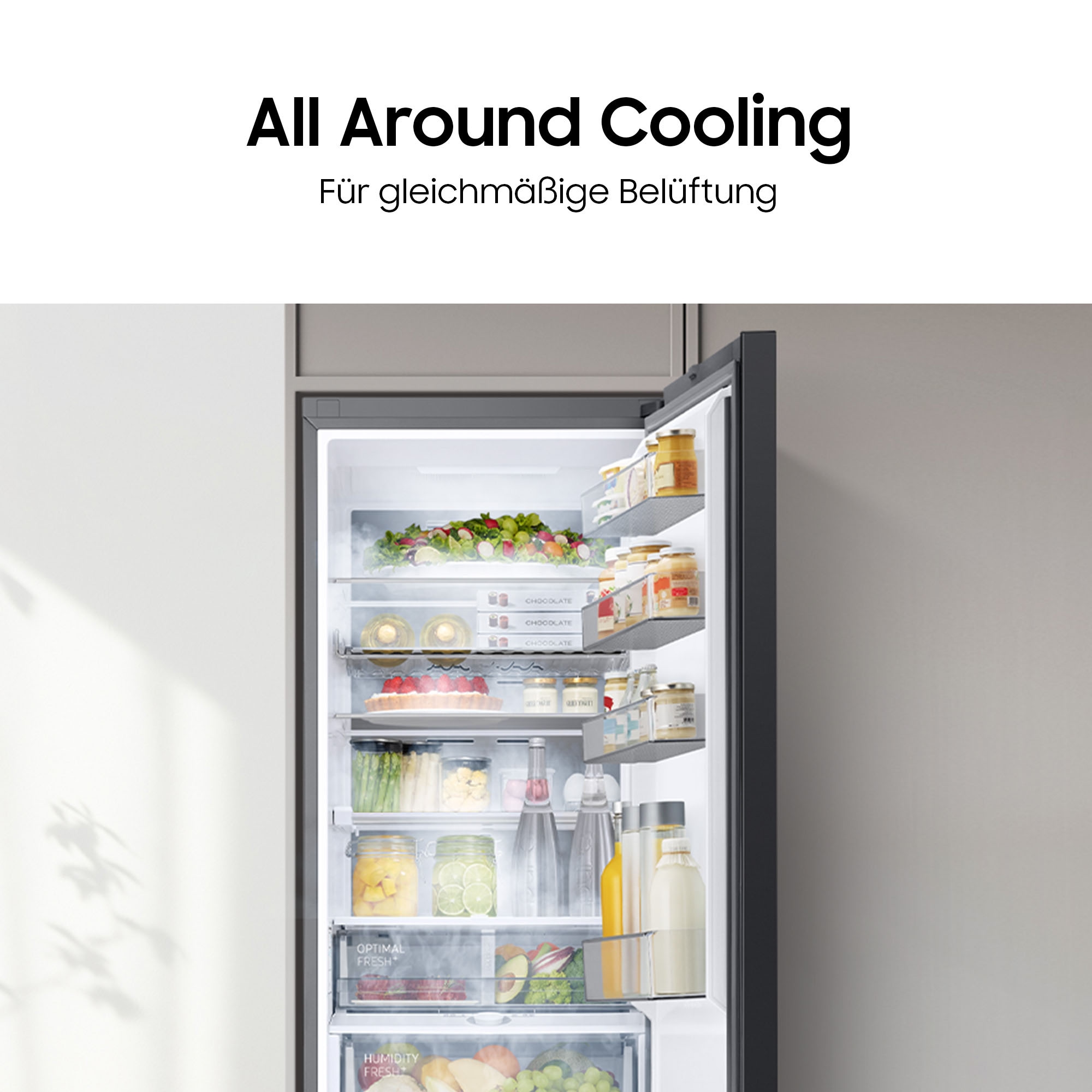 Samsung Kühl-/Gefrierkombination 7300 Serie »RL38C602CB1« 203 cm hoch 59,5 cm breit