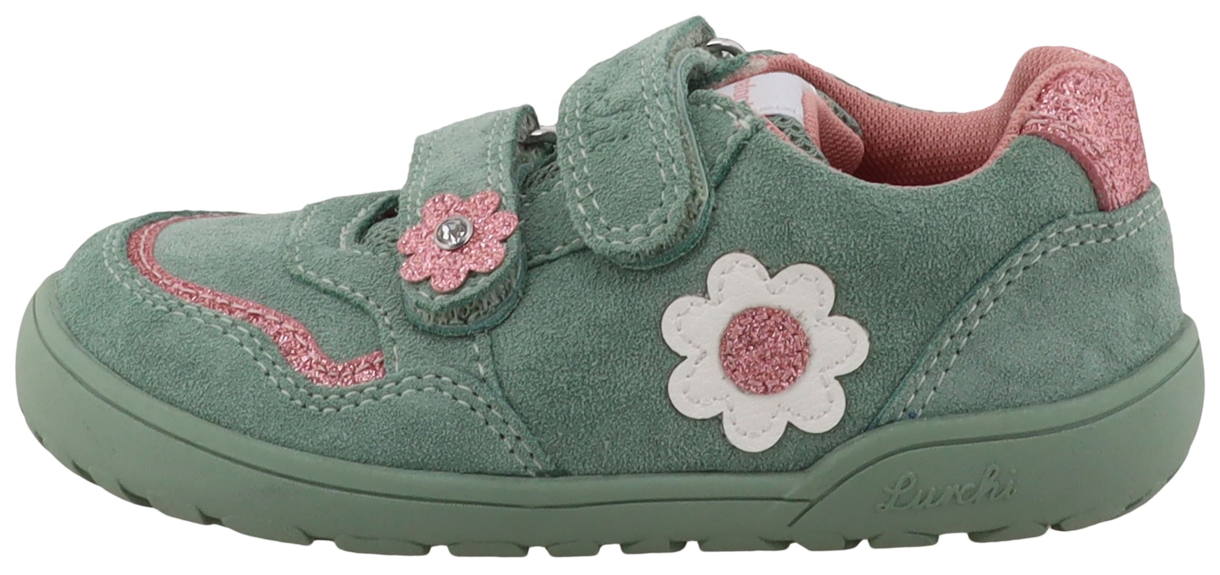 Lurchi Barfußschuh »Jola Barefoot«  , Halbschuh, Sneaker mit Blüten, Größenschablone zum Download