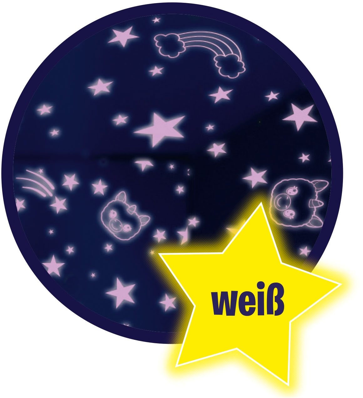 MediaShop Plüschfigur »Star Belly Dream Light - Knuddeliger Welpe«, mit Nachtlichtfunktion