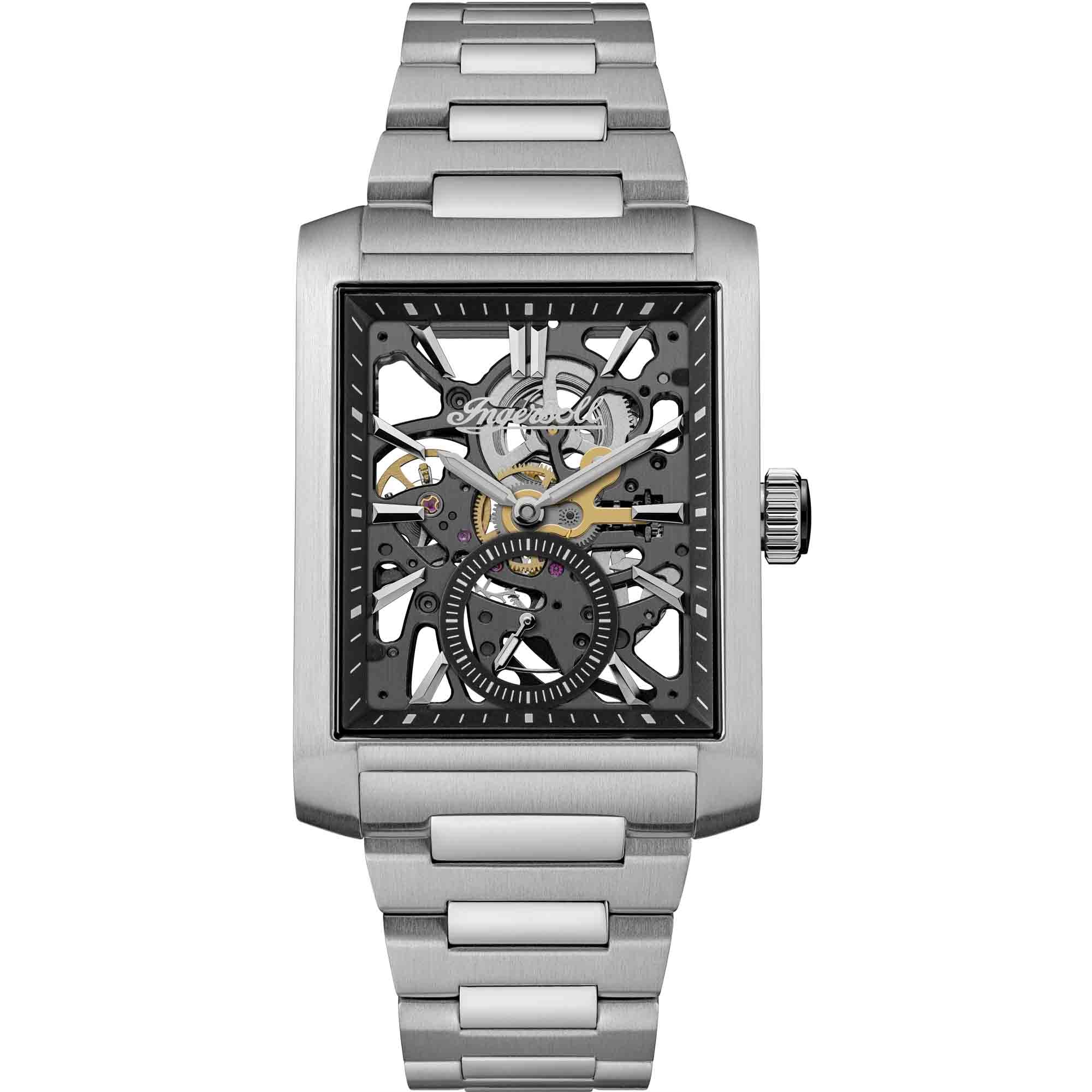 Ingersoll Automatikuhr »The Spur« Armbanduhr, Herrenuhr, Mechanische Uhr, Edelstahlarmband, analog