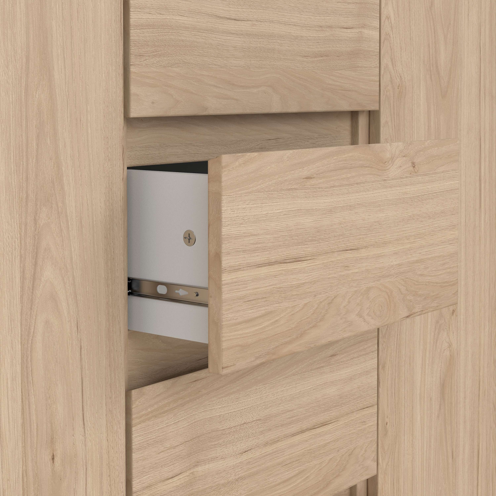 INOSIGN Kommode »Naia, Sideboard, 4 Schubladen, 2 Türen, Aufbewahrung, grifflose Front« Mit Einlegeböden, modern, skandinavisches Design, in mehrere Farben