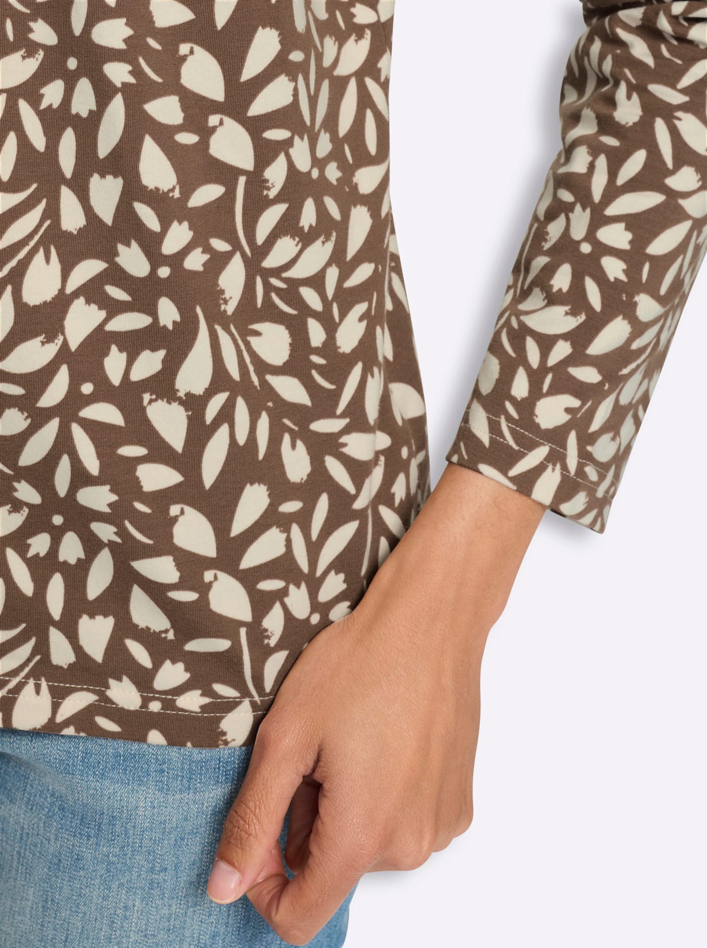 heine Langarmshirt »Druck-Shirt« 1