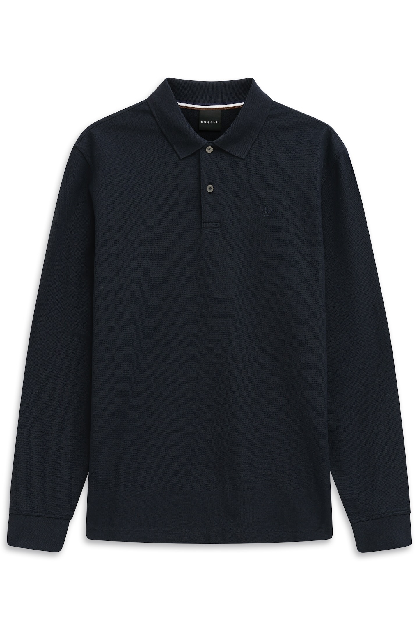 bugatti Langarm-Poloshirt »Modern Fit«, aus reiner Baumwolle