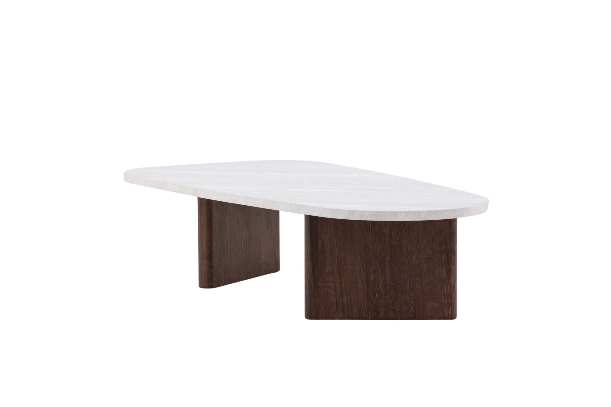 Venture Home Couchtisch Sofatisch, MDF, oval, flach, großzügig, modern