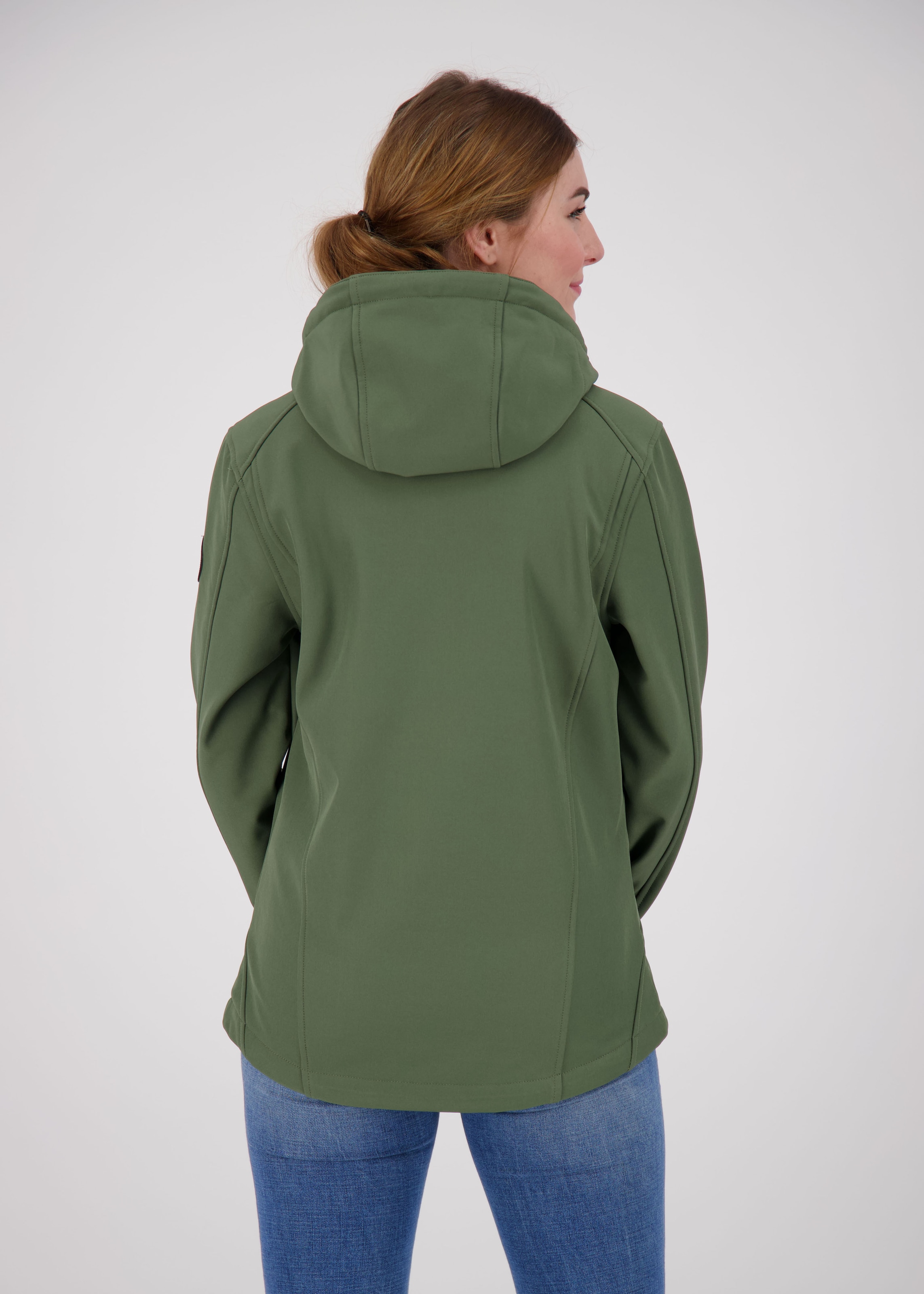 DEPROC Active Softshelljacke »PEAK CREEK WOMEN«, mit abnehmbarer Kapuze