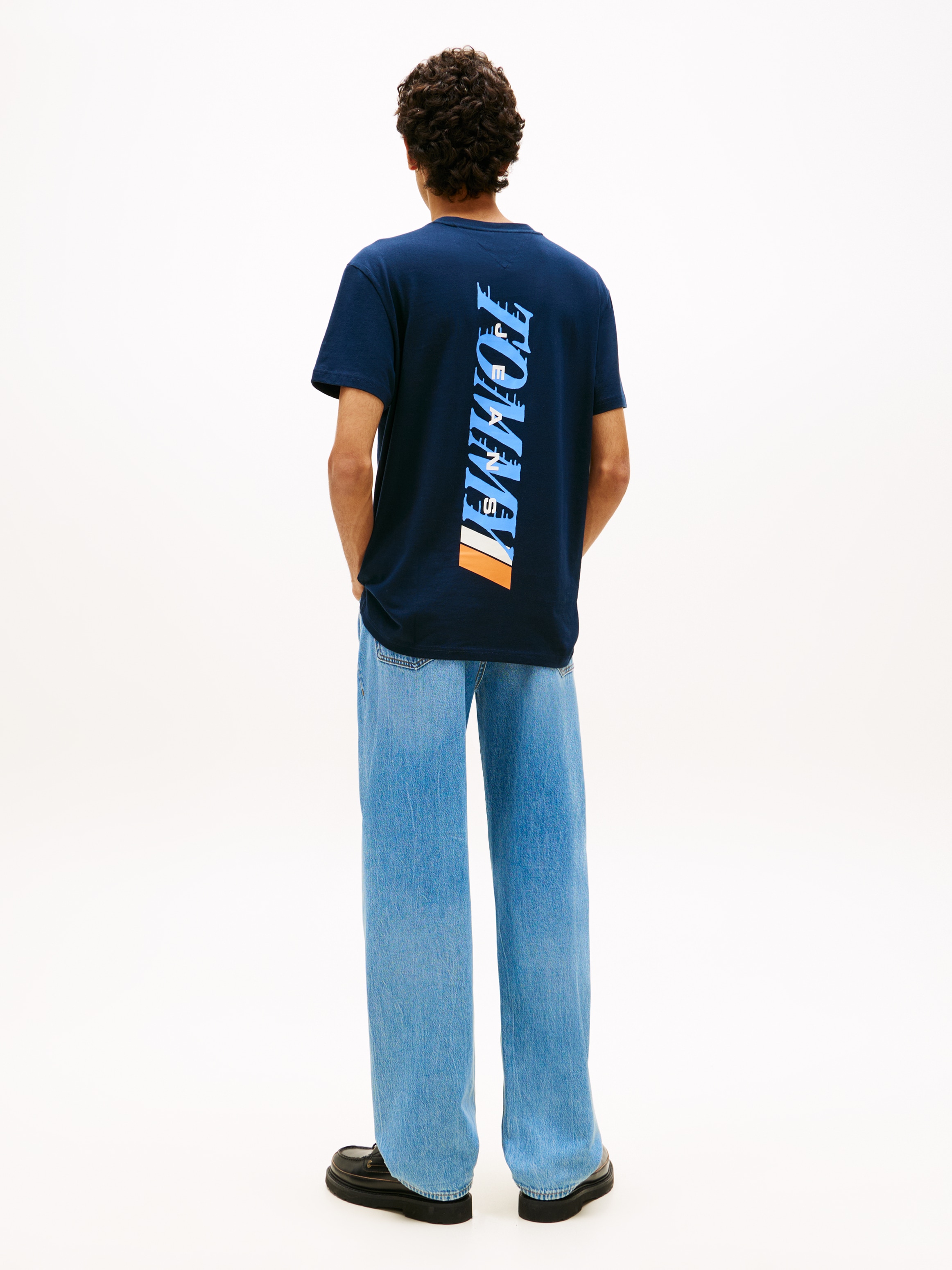 Tommy Jeans T-Shirt »REGULAR VINTAGE LA BACK« Regular fit mit Markenprint