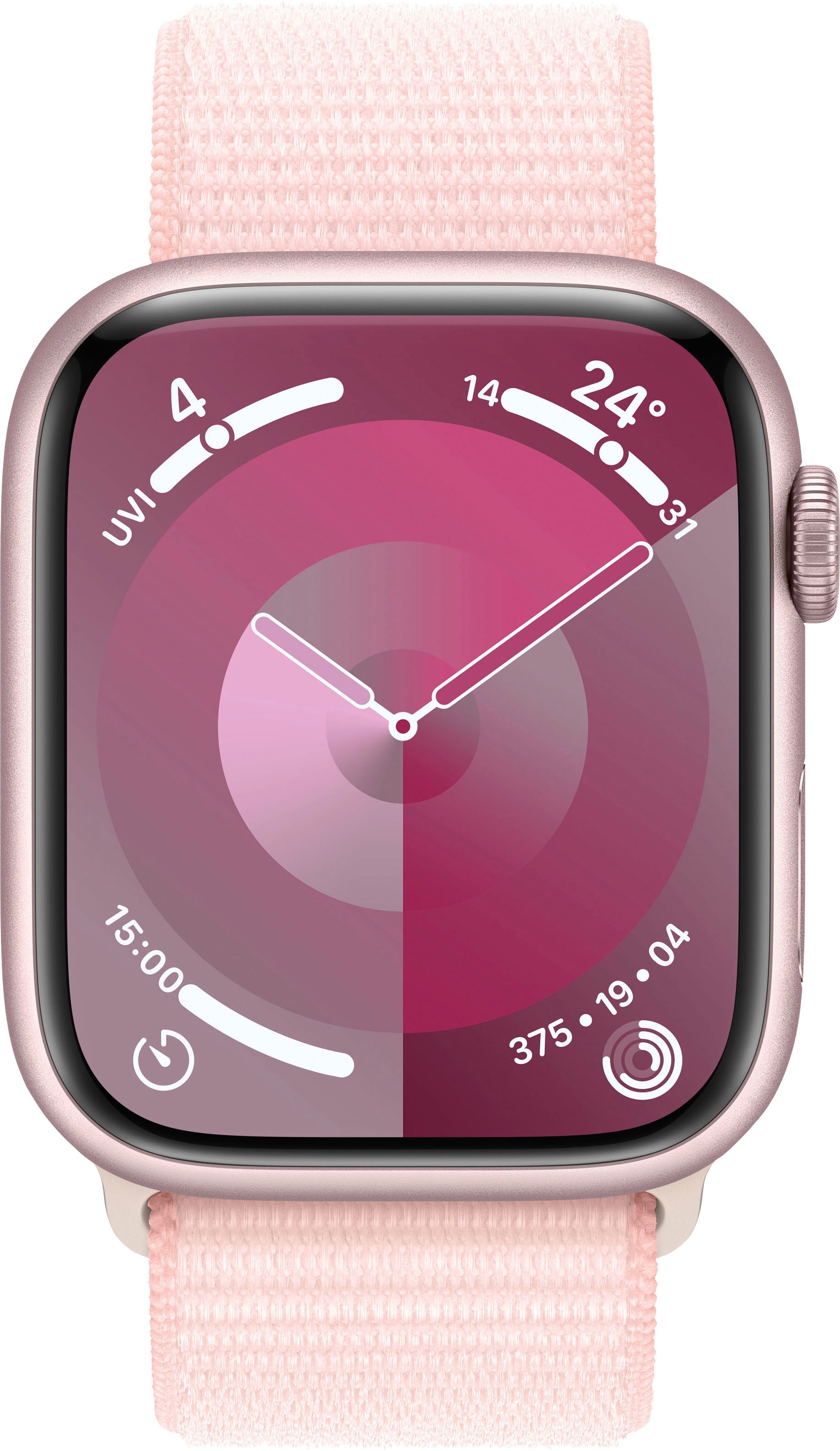 Apple Smartwatch »Watch Series 9 Aluminium«, (4,5 cm / 1,77 Zoll), Watch OS 10, Sport Loop)