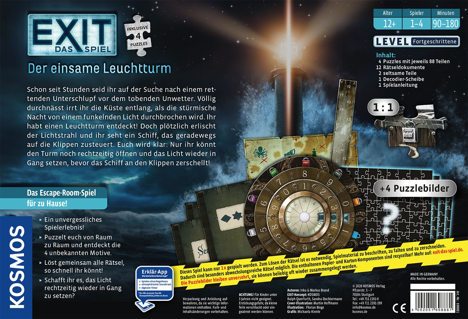 Kosmos Spiel »EXIT, Der einsame Leuchtturm«, Made in Germany