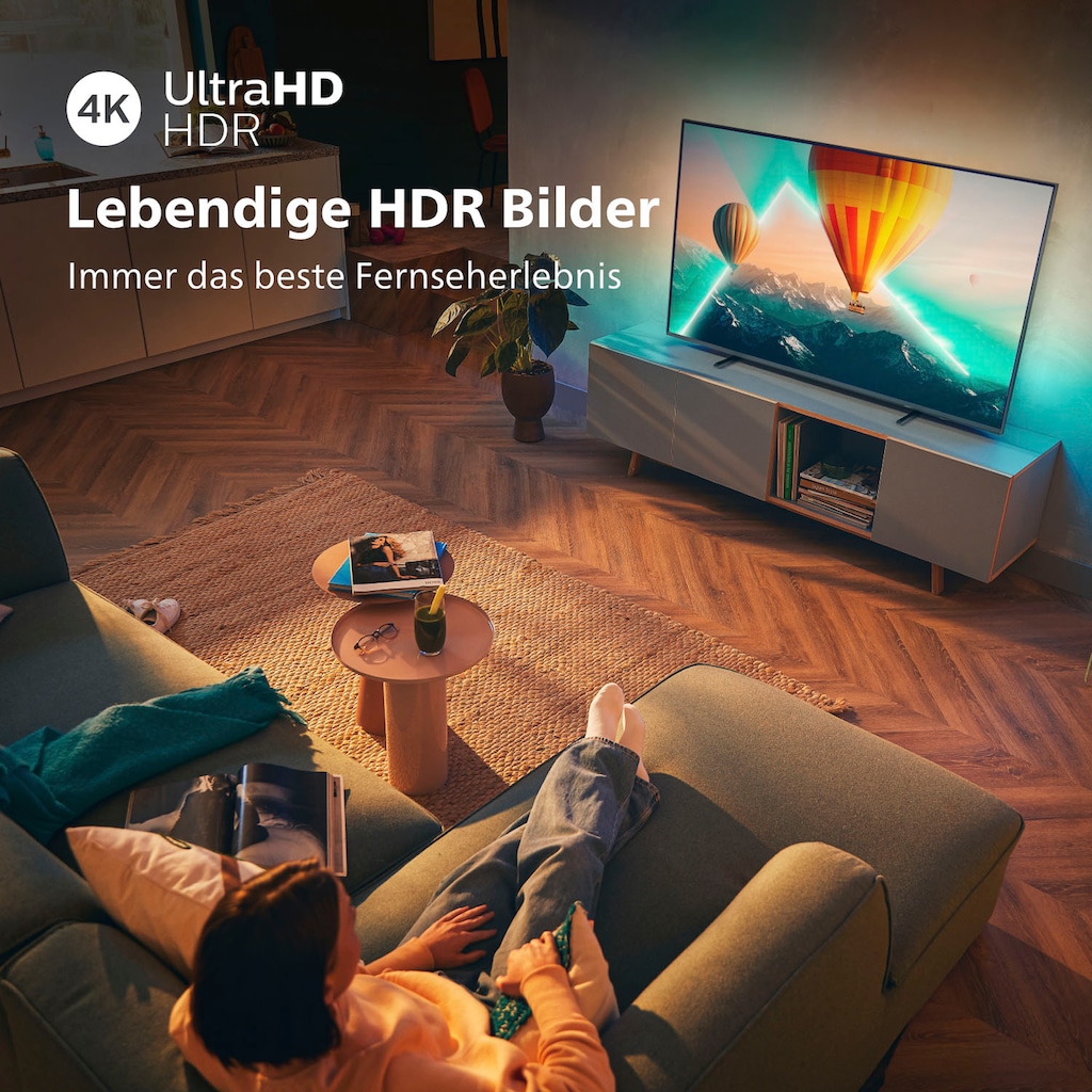 Philips LED-Fernseher »65PUS8107/12«, 164 cm/65 Zoll, 4K Ultra HD, Android TV-Smart-TV