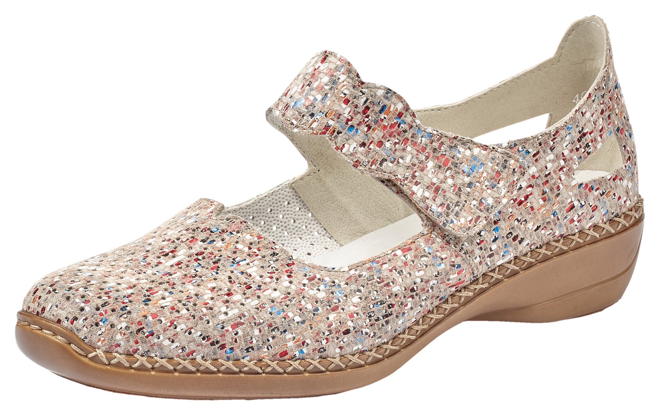 Rieker Klettschuh, in melierter Optik